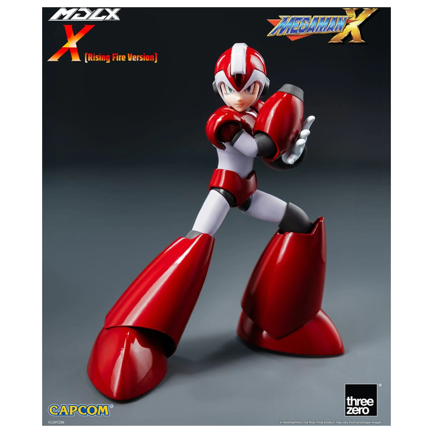 Mega Man MDLX Action Figur Rockman X / Mega Man X (Rising Fire Version) 12 cm Produktfoto