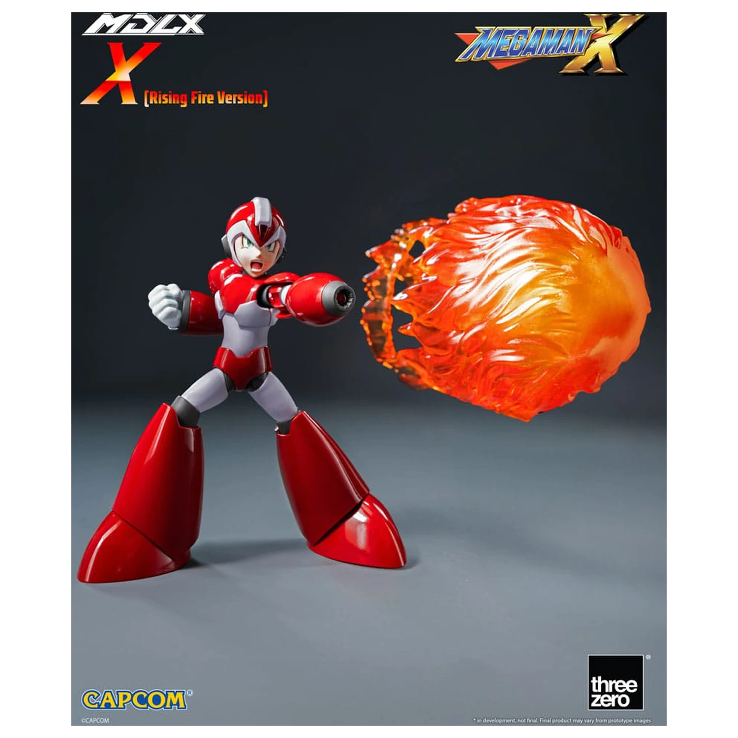 Mega Man MDLX Action Figur Rockman X / Mega Man X (Rising Fire Version) 12 cm Produktfoto