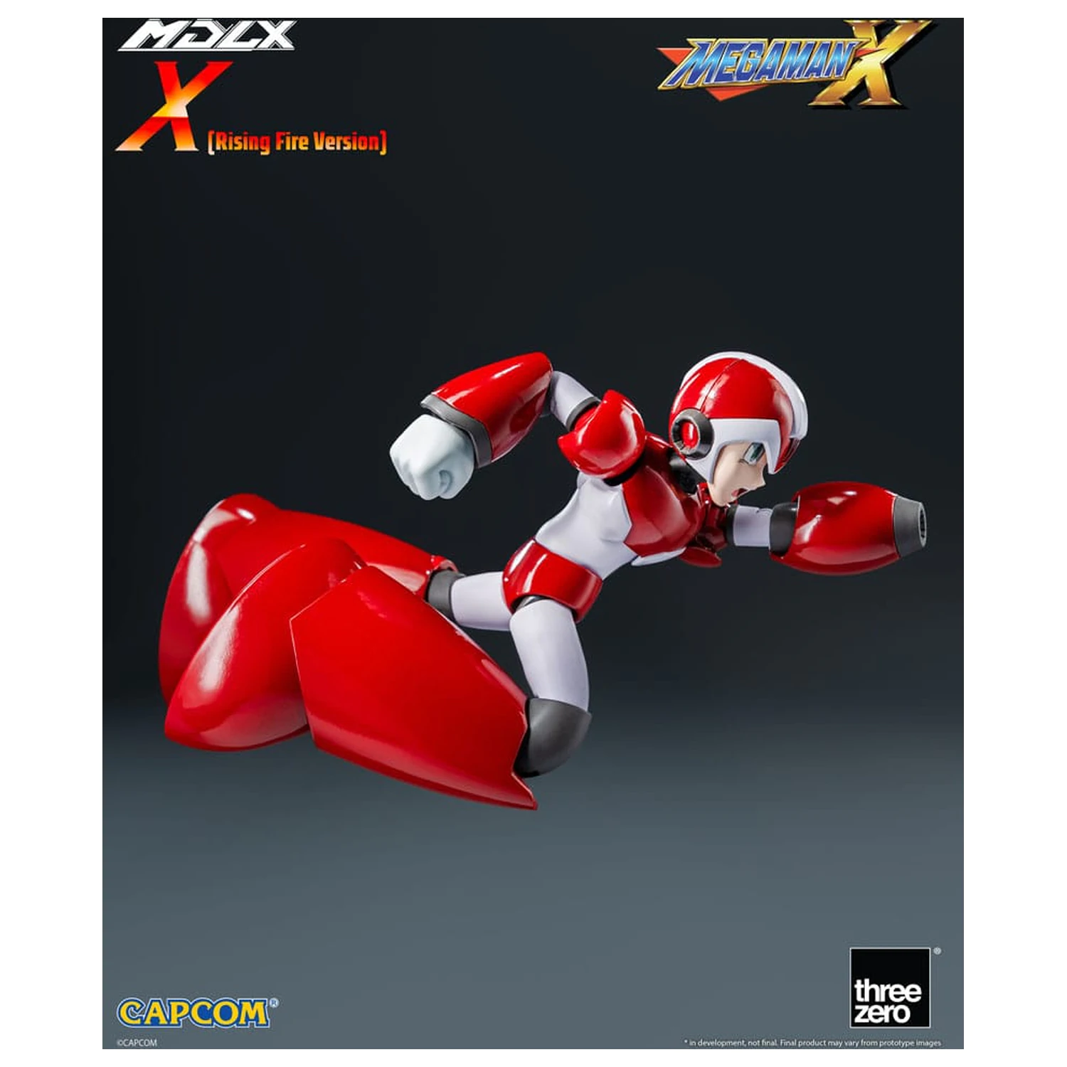 Mega Man MDLX Action Figur Rockman X / Mega Man X (Rising Fire Version) 12 cm Produktfoto