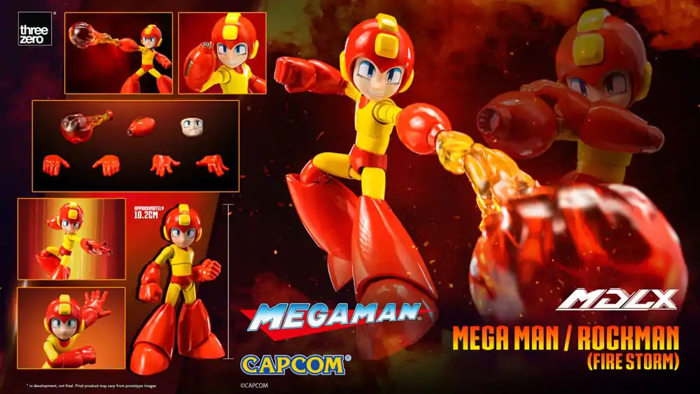 Mega Man MDLX Actionfigur Mega Man / Rockman (Fire Storm) 10 cm termékfotó