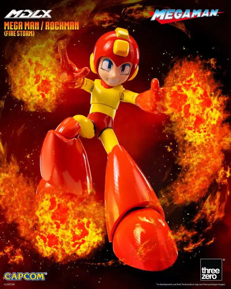 Mega Man MDLX Actionfigur Mega Man / Rockman (Fire Storm) 10 cm termékfotó