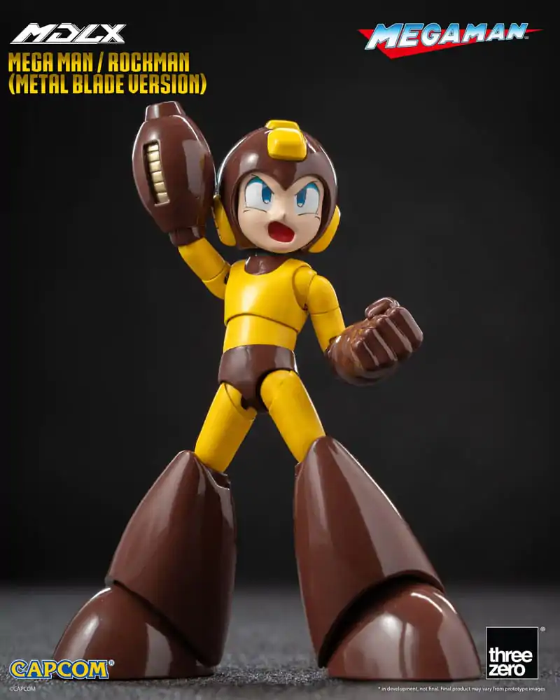 Mega Man MDLX Actionfigur Mega Man / Rockman (Metal Blade Version) 10 cm Produktfoto