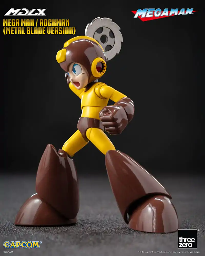 Mega Man MDLX Actionfigur Mega Man / Rockman (Metal Blade Version) 10 cm Produktfoto