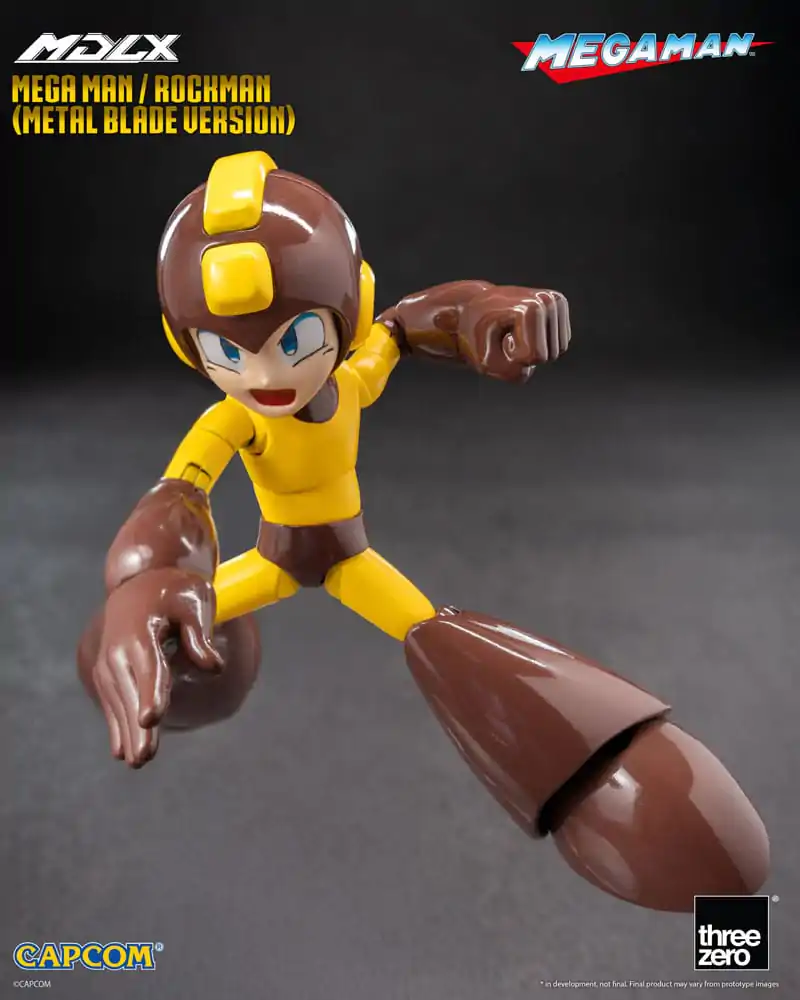 Mega Man MDLX Actionfigur Mega Man / Rockman (Metal Blade Version) 10 cm Produktfoto