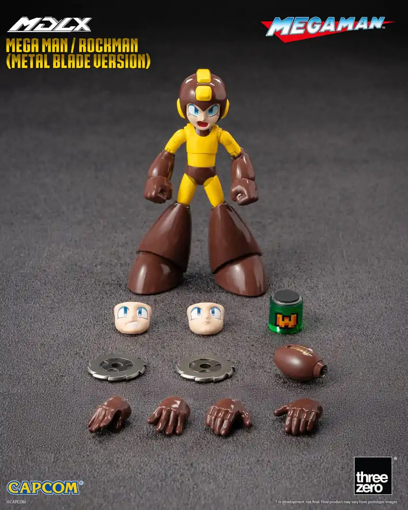 Mega Man MDLX Actionfigur Mega Man / Rockman (Metal Blade Version) 10 cm Produktfoto