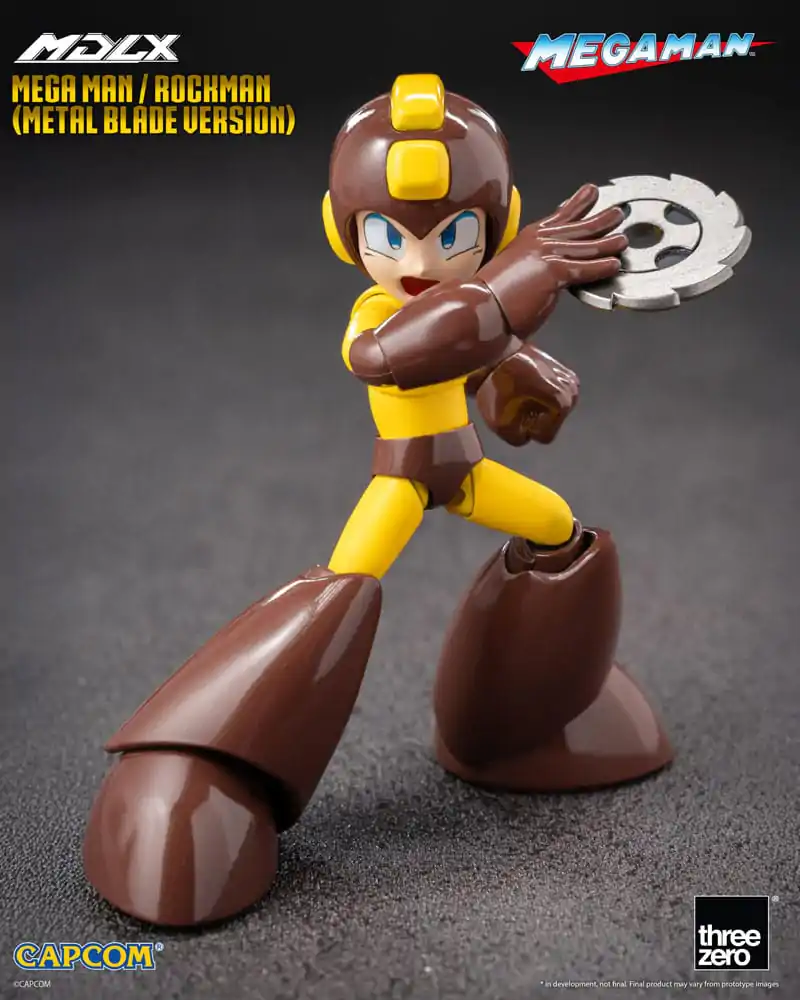 Mega Man MDLX Actionfigur Mega Man / Rockman (Metal Blade Version) 10 cm Produktfoto