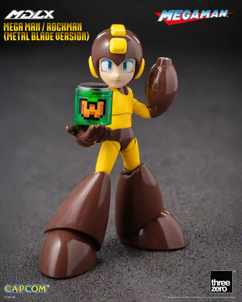 Mega Man MDLX Actionfigur Mega Man / Rockman (Metal Blade Version) 10 cm Produktfoto