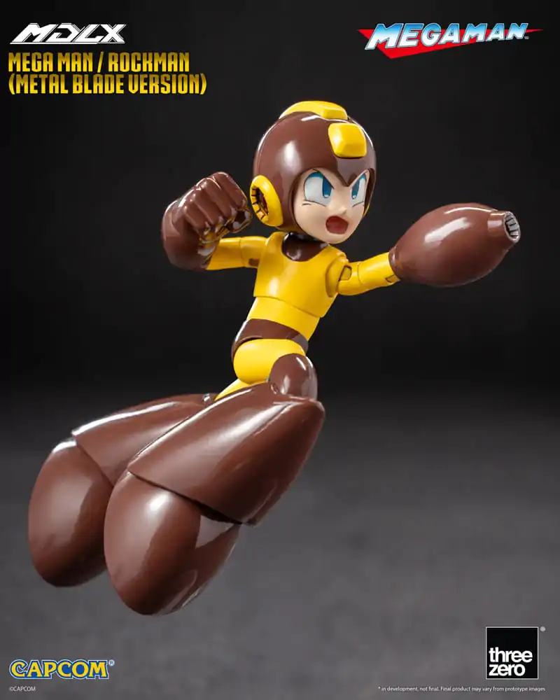 Mega Man MDLX Actionfigur Mega Man / Rockman (Metal Blade Version) 10 cm Produktfoto