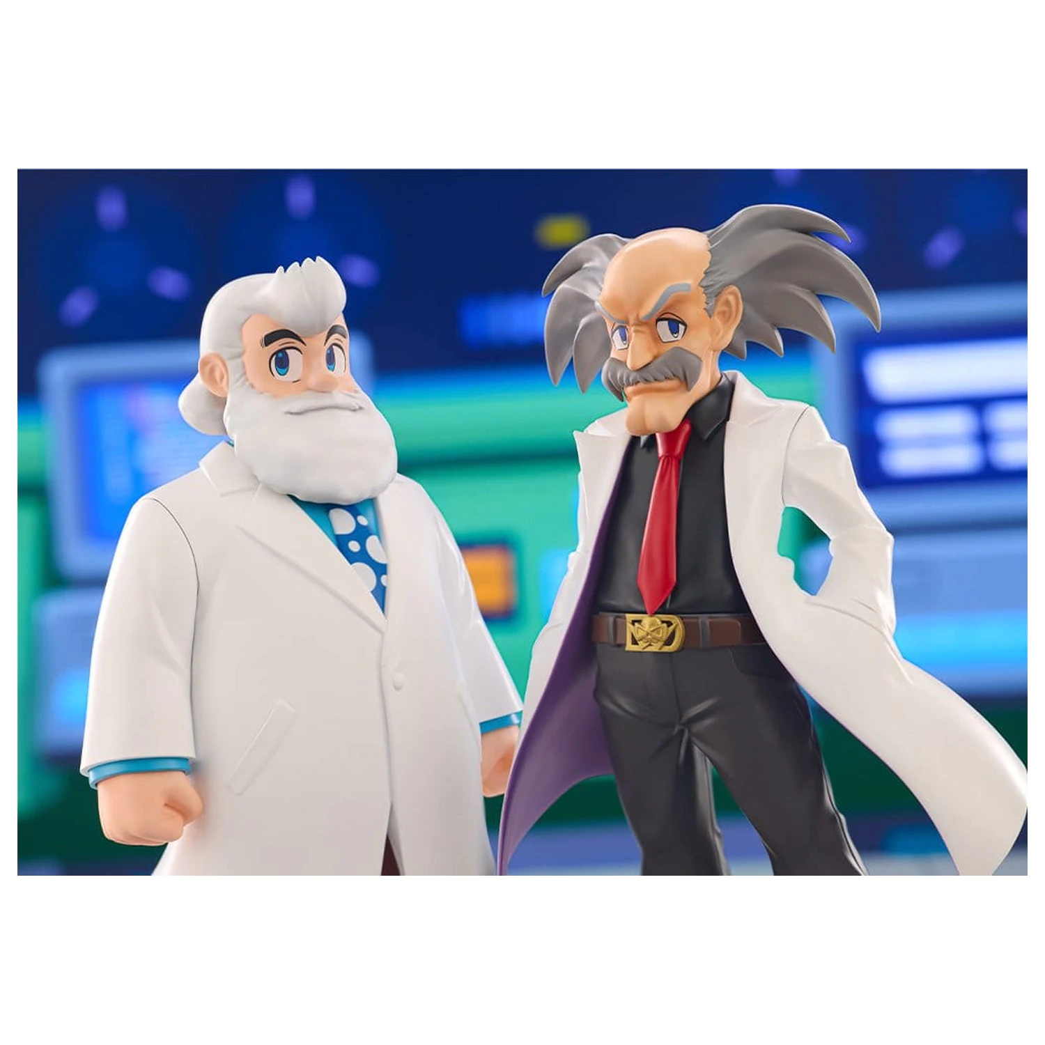 Mega Man Oshi Works PVC Figuren 2er-Pack Dr. Wily & Dr. Light Produktfoto