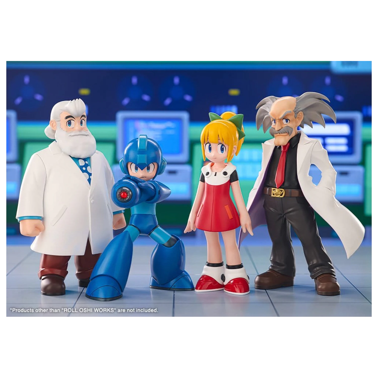 Mega Man Oshi Works PVC Figur Roll 19 cm Produktfoto