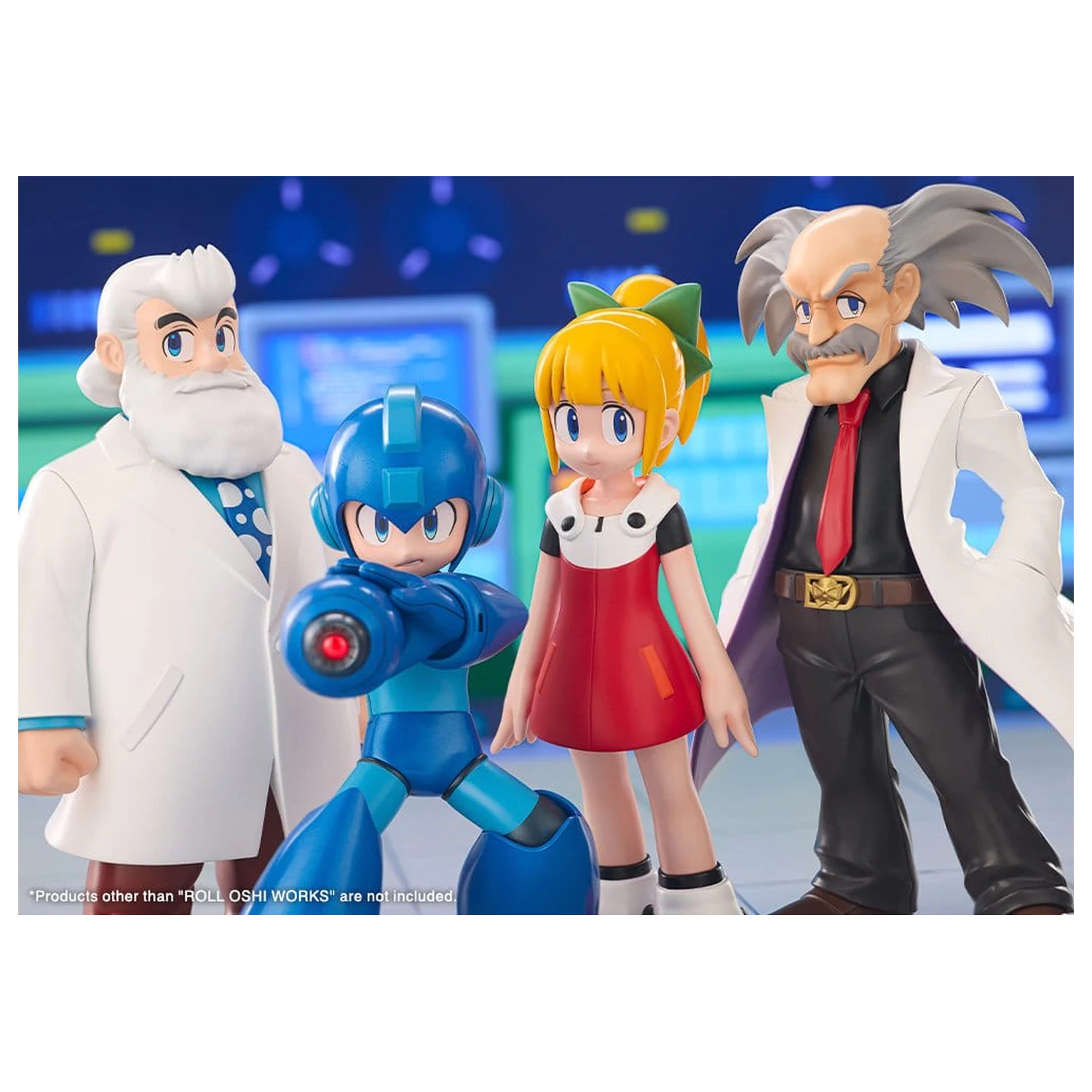 Mega Man Oshi Works PVC Figur Roll 19 cm Produktfoto