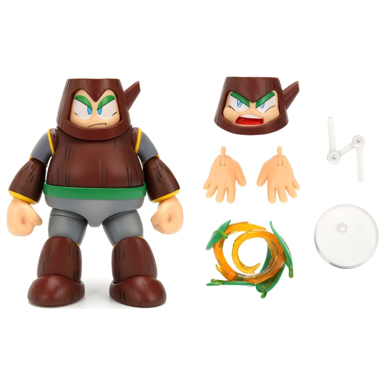 Mega Man Actionfigur Wood Man 11 cm Produktfoto