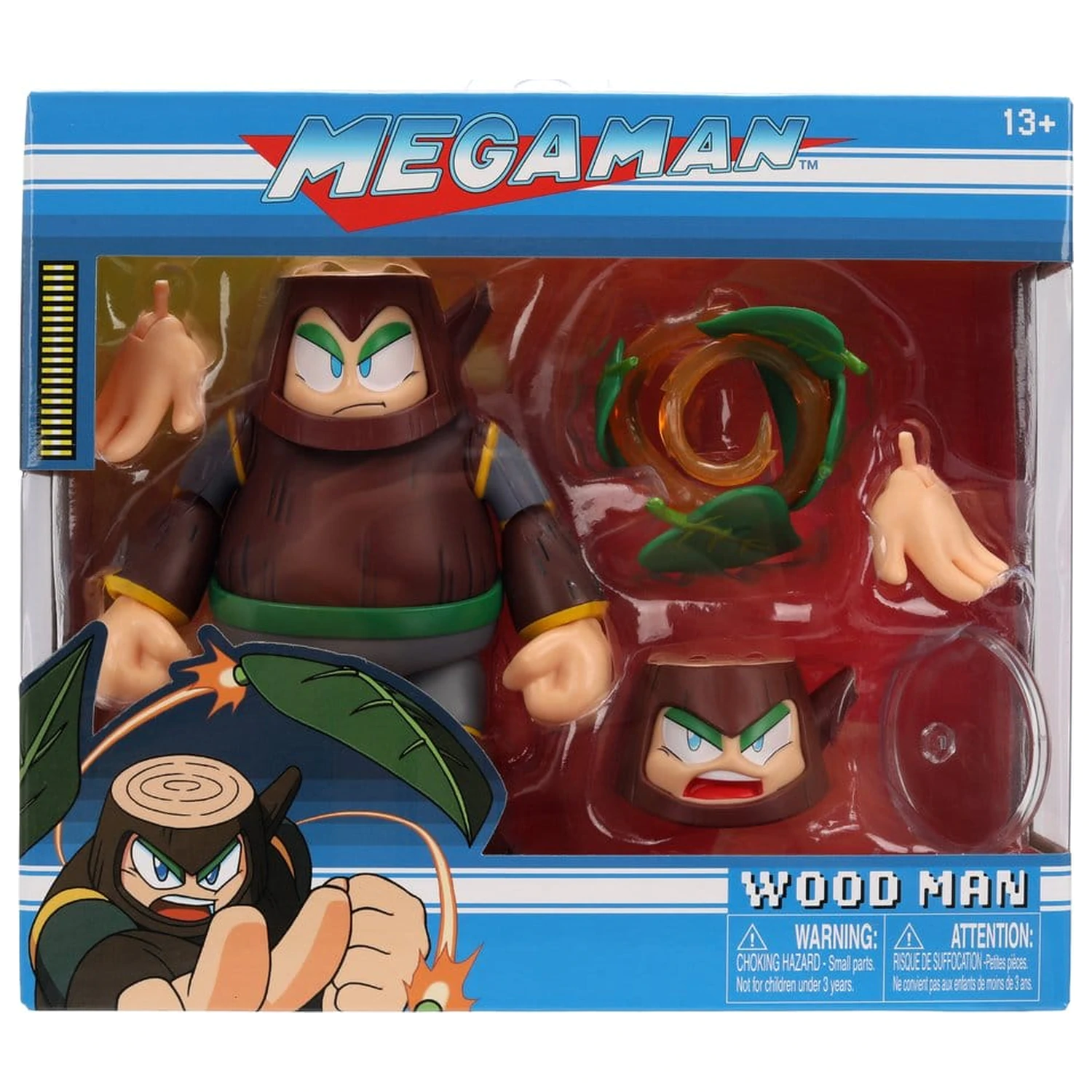 Mega Man Actionfigur Wood Man 11 cm Produktfoto