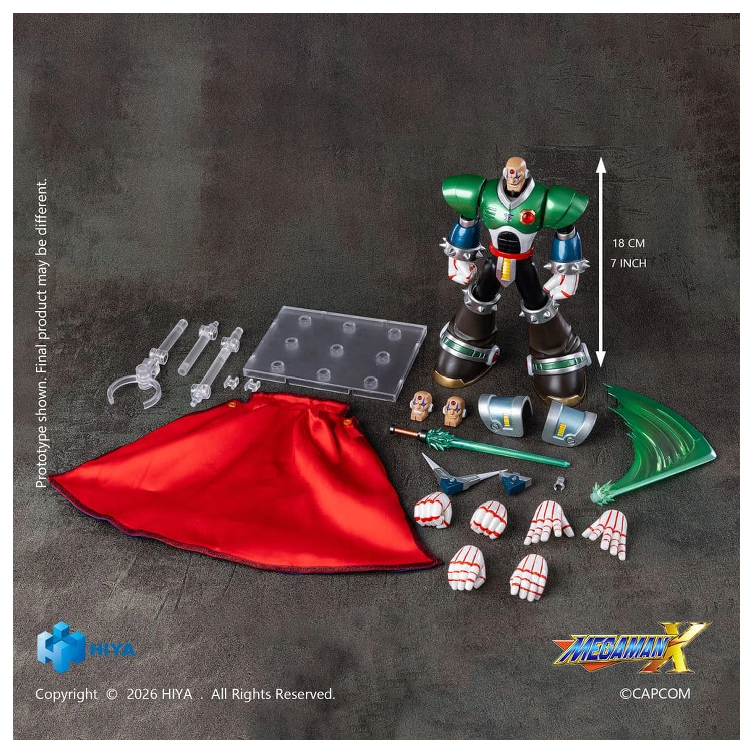 Mega Man X Exquisite Basic Action-Figur Sigma 18 cm Produktfoto