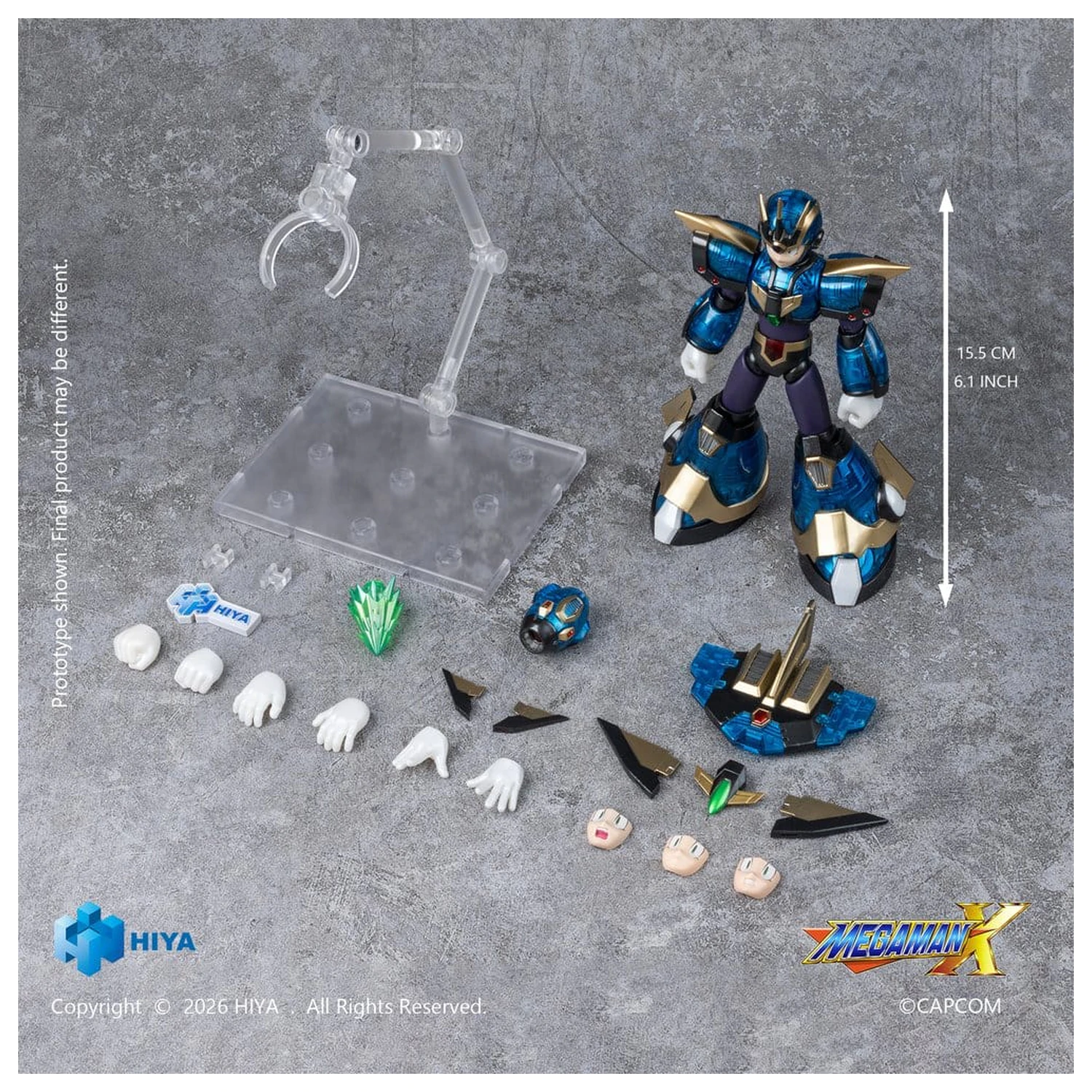 Mega Man X Exquisite Basic Action-Figur X Ultimate Armor Version 16 cm Produktfoto