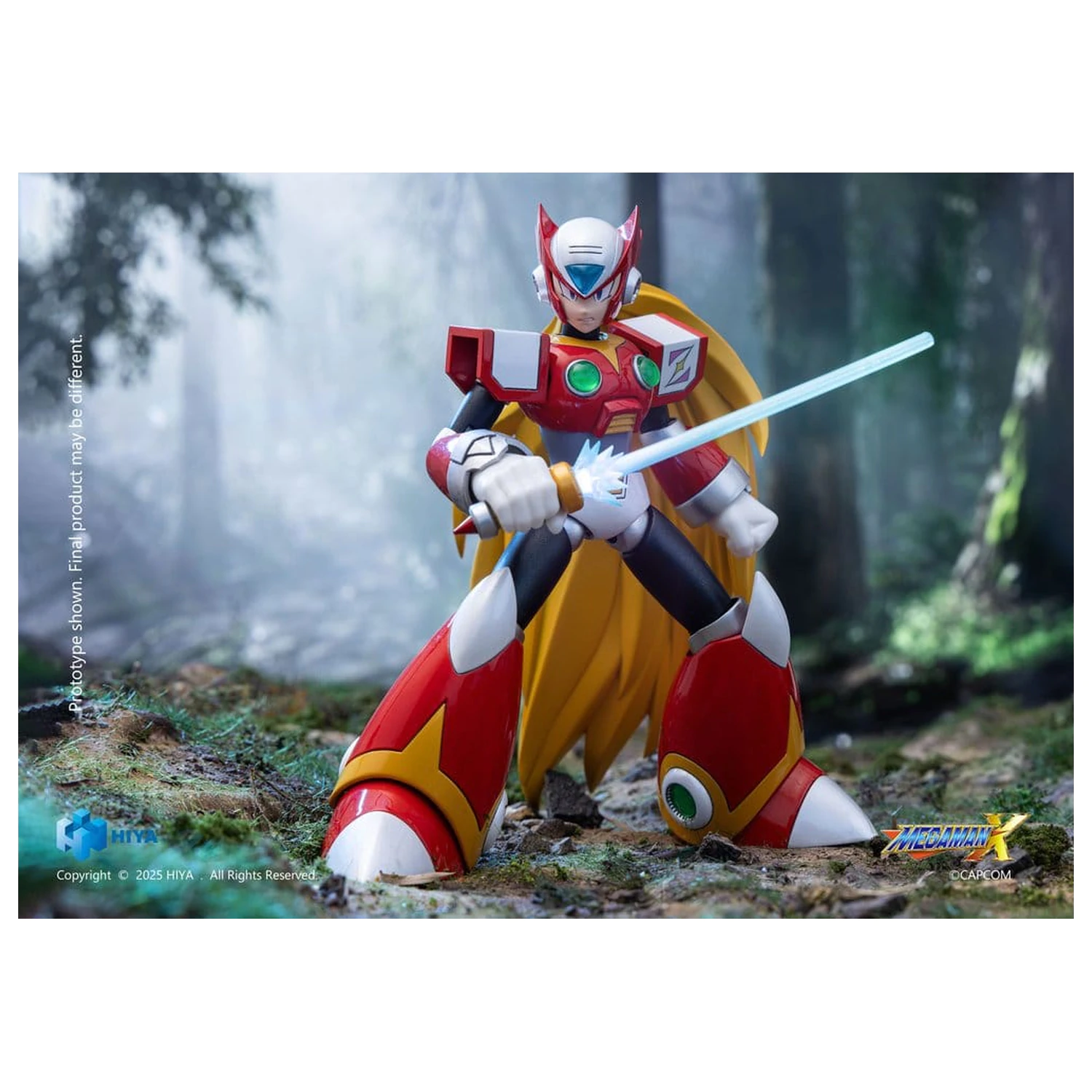 Mega Man X Exquisite Basic Action-Figur Zero 15 cm Produktfoto