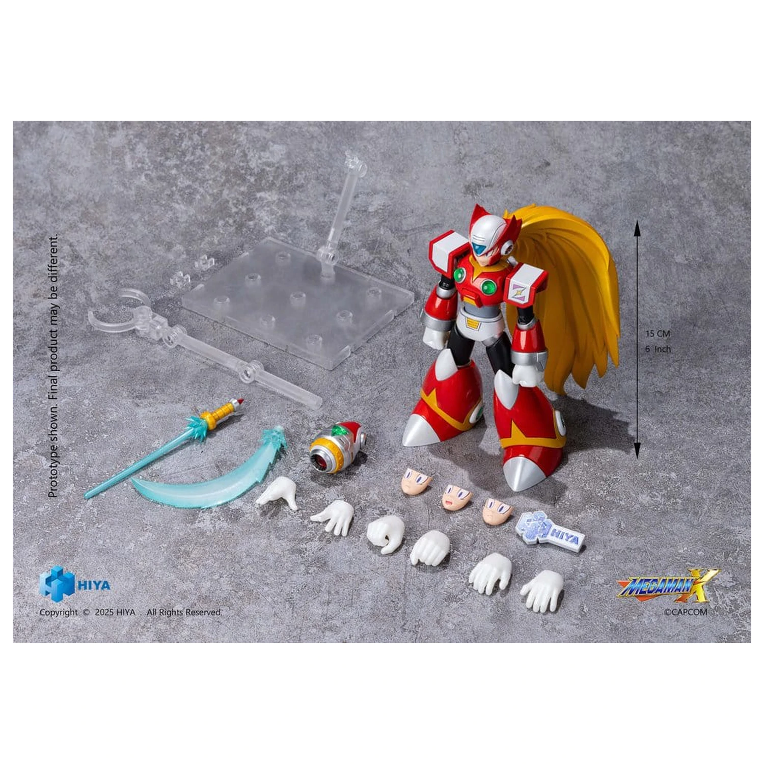 Mega Man X Exquisite Basic Action-Figur Zero 15 cm Produktfoto