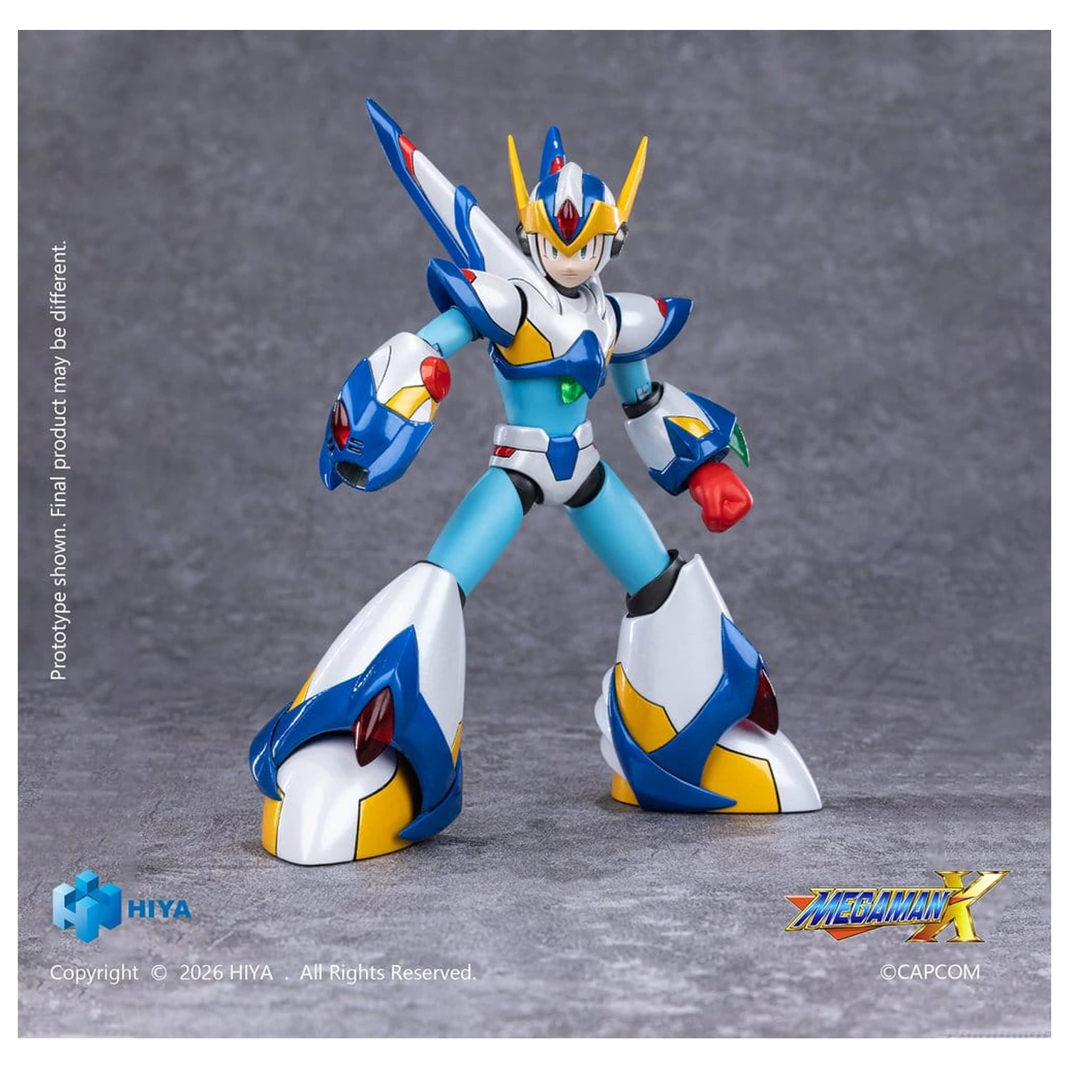 Mega Man X Exquisite Basic Series Action-Figur X Falcon Armor Version 15 cm Produktfoto