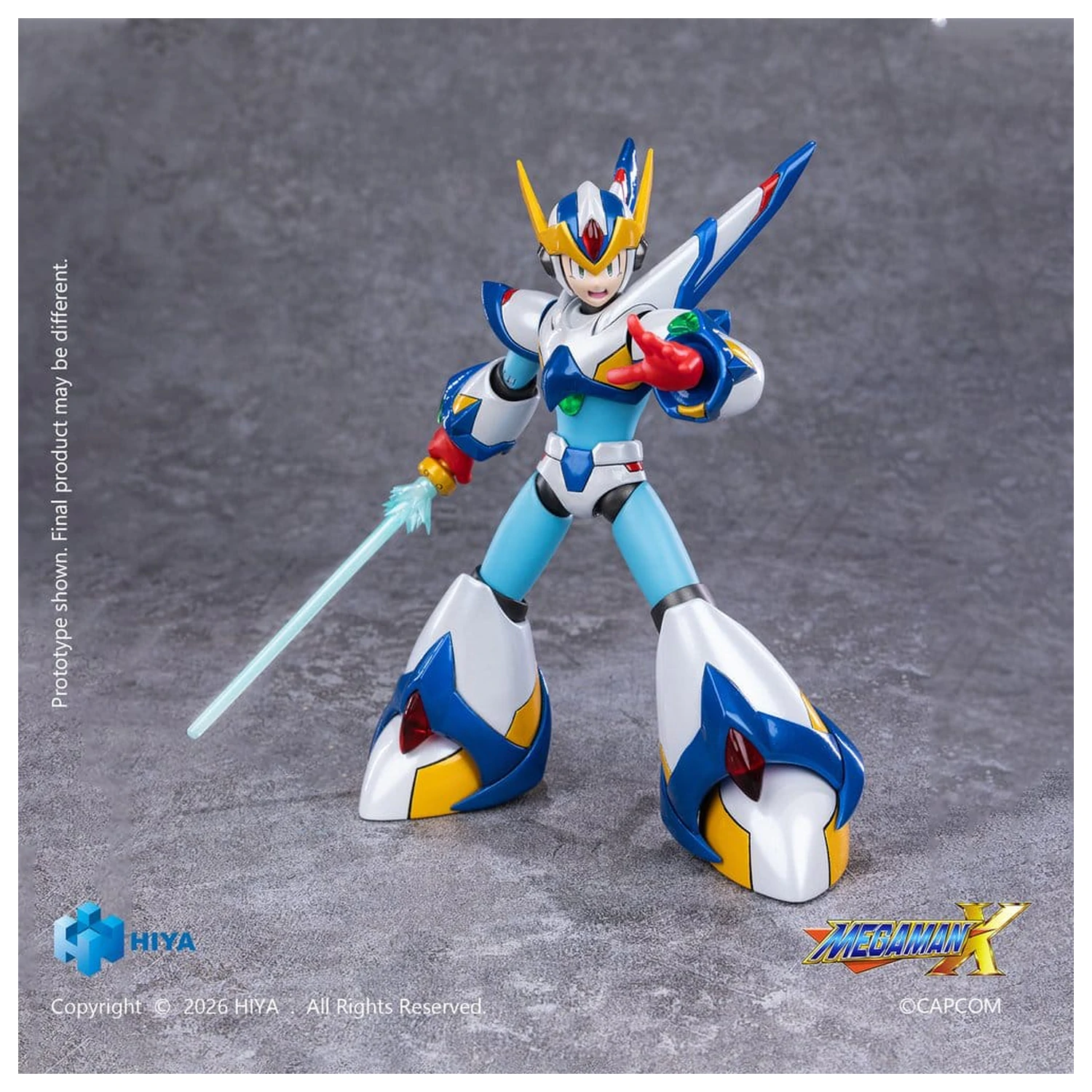 Mega Man X Exquisite Basic Series Action-Figur X Falcon Armor Version 15 cm Produktfoto