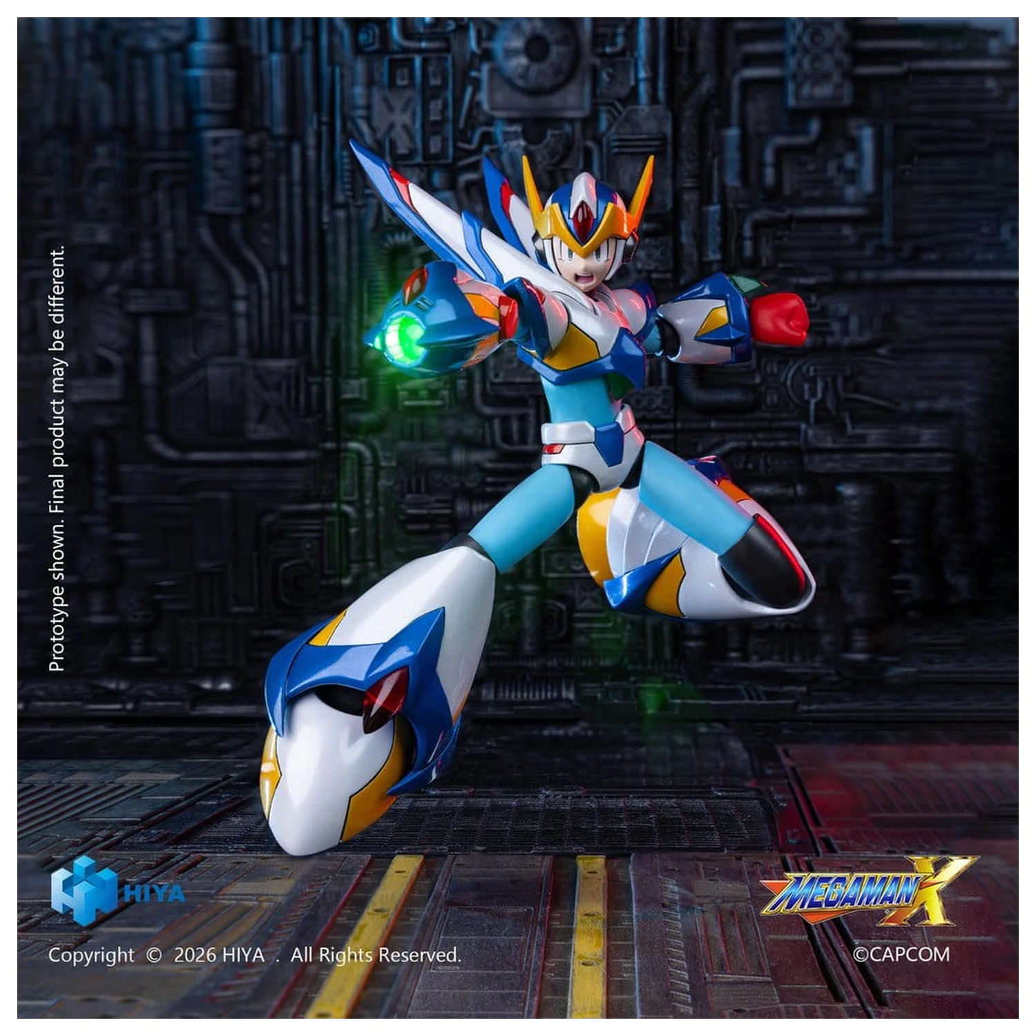 Mega Man X Exquisite Basic Series Action-Figur X Falcon Armor Version 15 cm Produktfoto