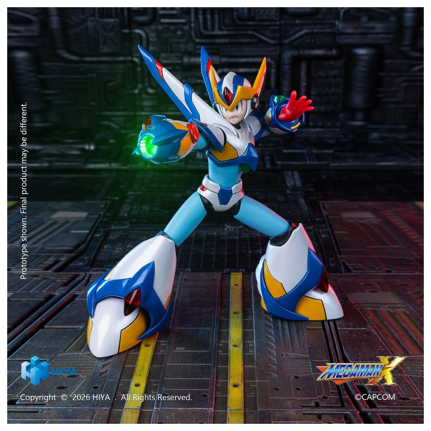 Mega Man X Exquisite Basic Series Action-Figur X Falcon Armor Version 15 cm Produktfoto