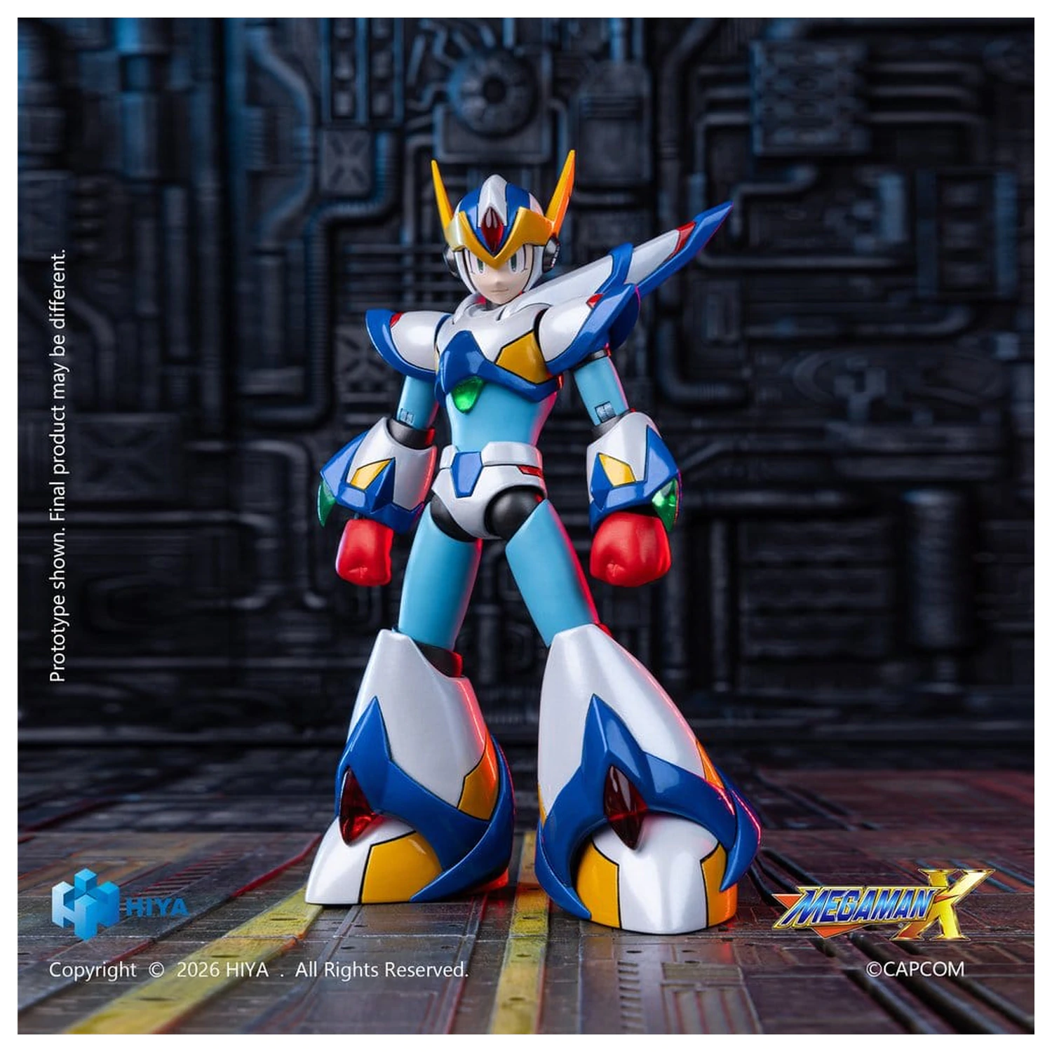 Mega Man X Exquisite Basic Series Action-Figur X Falcon Armor Version 15 cm Produktfoto