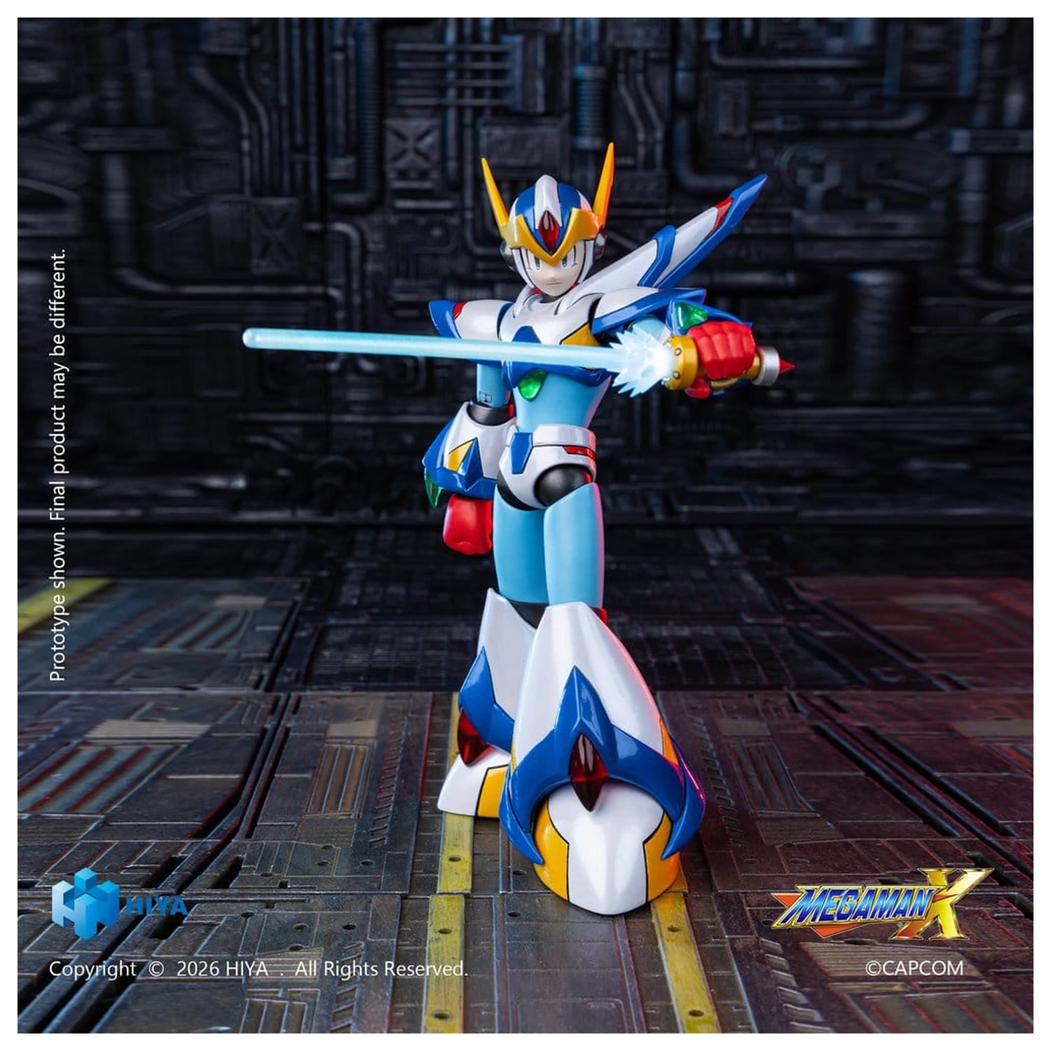 Mega Man X Exquisite Basic Series Action-Figur X Falcon Armor Version 15 cm Produktfoto