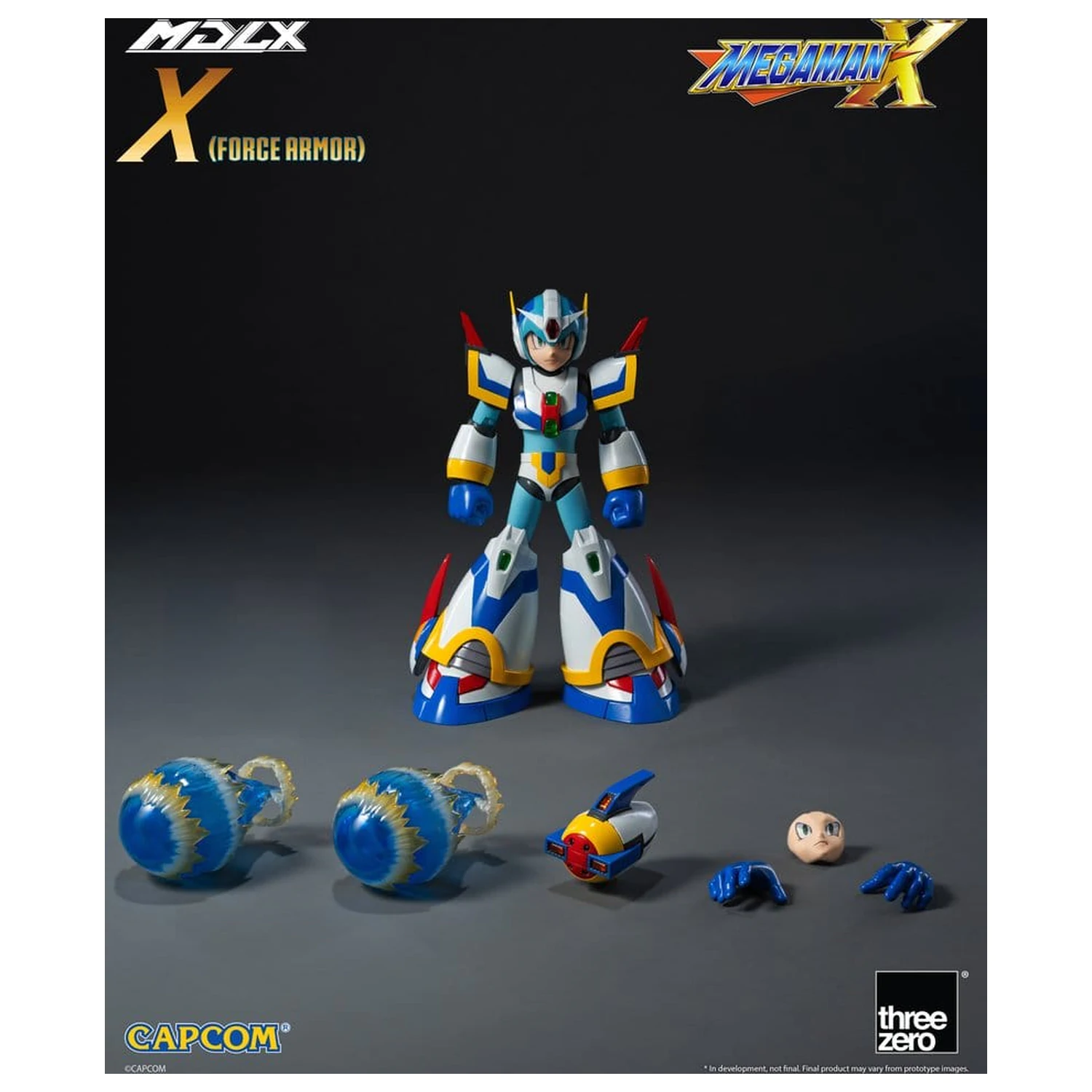 Mega Man X MDLX Actionfigur Rockman / Mega Man Force Armor 12 cm Produktfoto