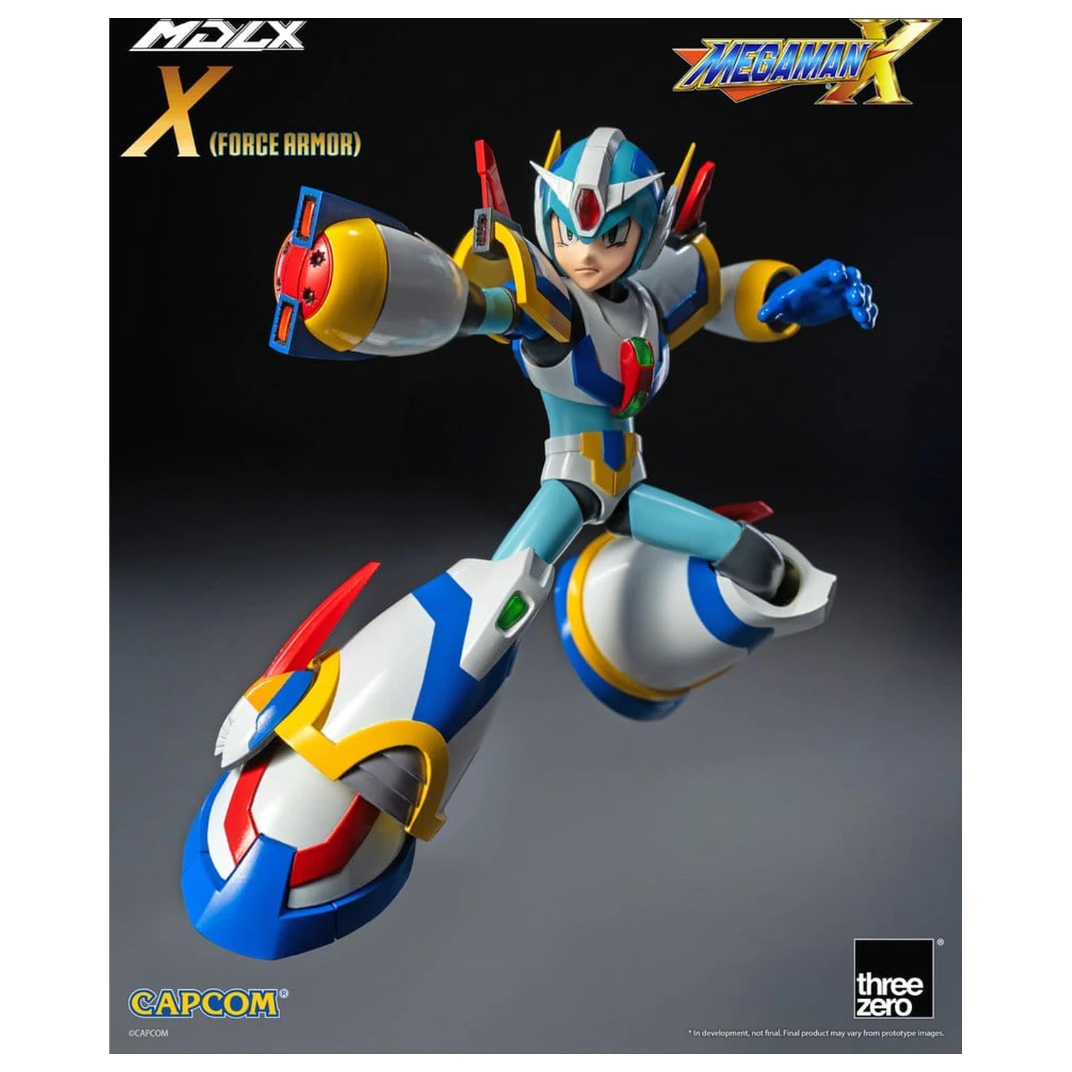 Mega Man X MDLX Actionfigur Rockman / Mega Man Force Armor 12 cm Produktfoto
