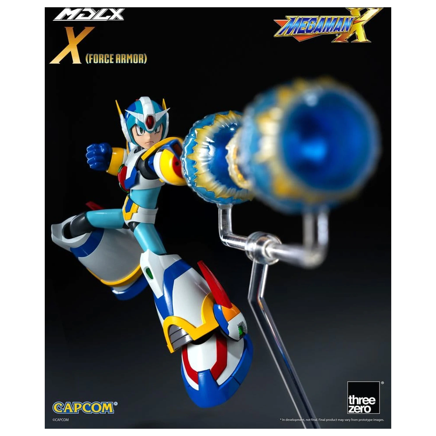 Mega Man X MDLX Actionfigur Rockman / Mega Man Force Armor 12 cm Produktfoto