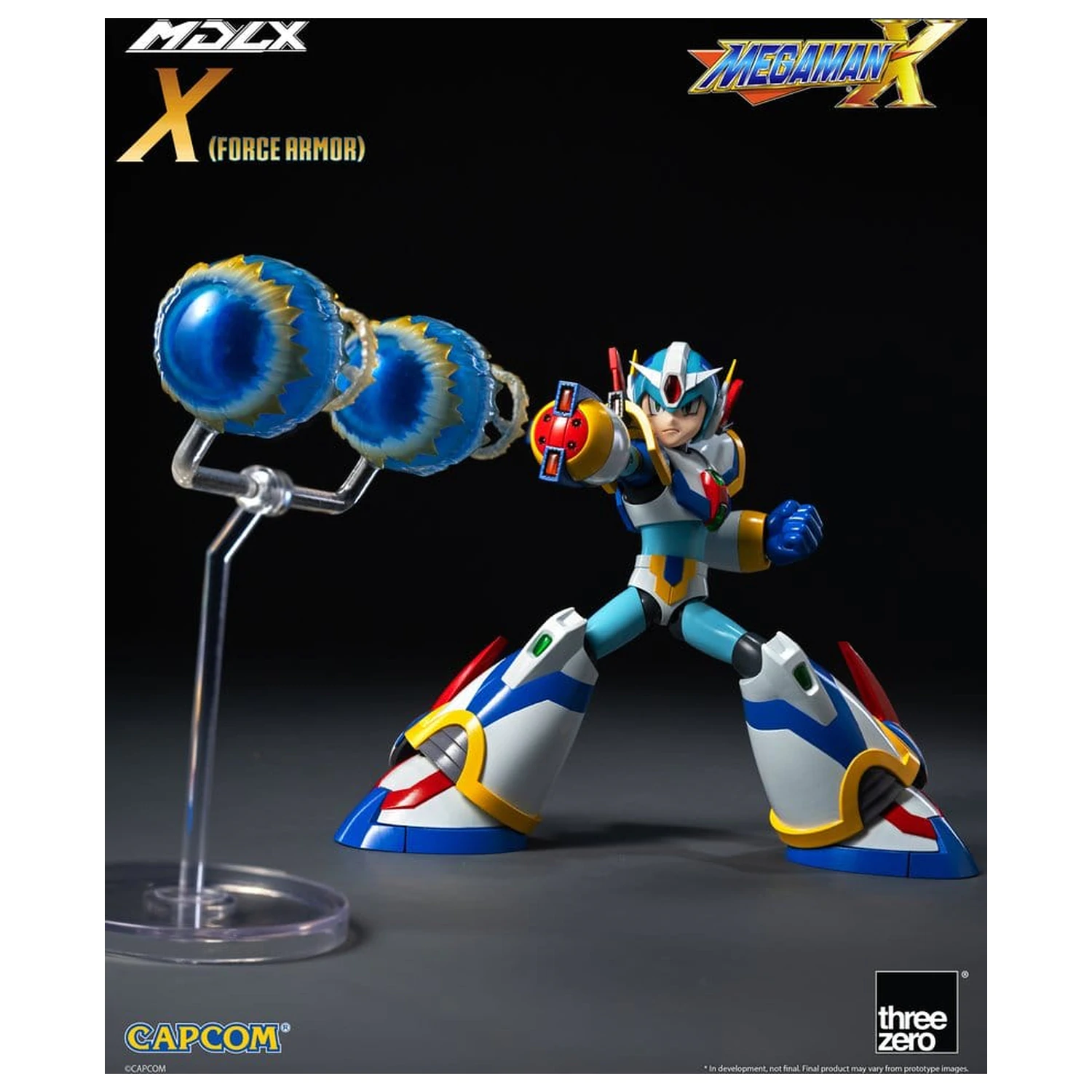 Mega Man X MDLX Actionfigur Rockman / Mega Man Force Armor 12 cm Produktfoto