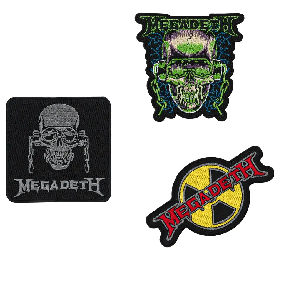 Megadeth 3er Set Aufnäher Produktfoto