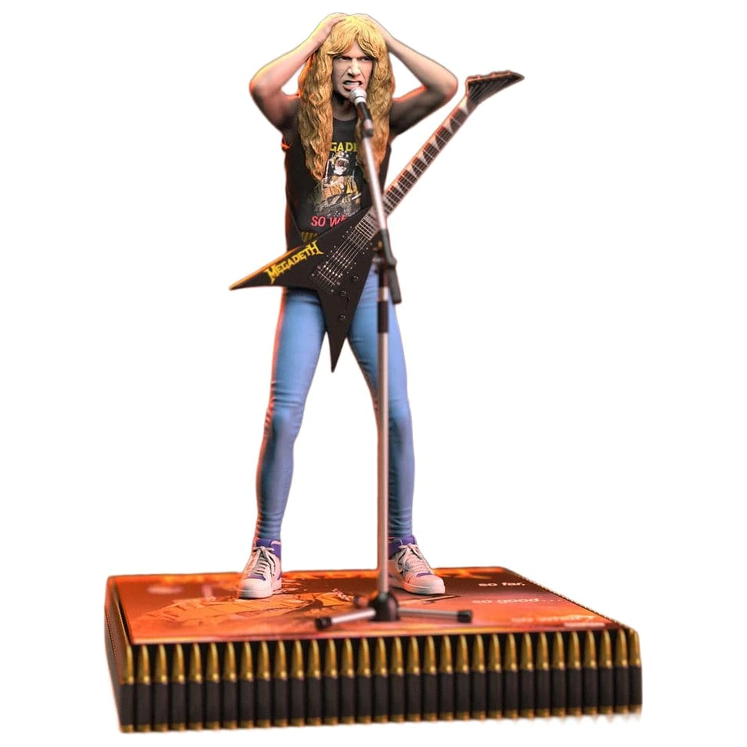 Megadeth Rock Iconz Statue Dave Mustaine II 22 cm Produktfoto