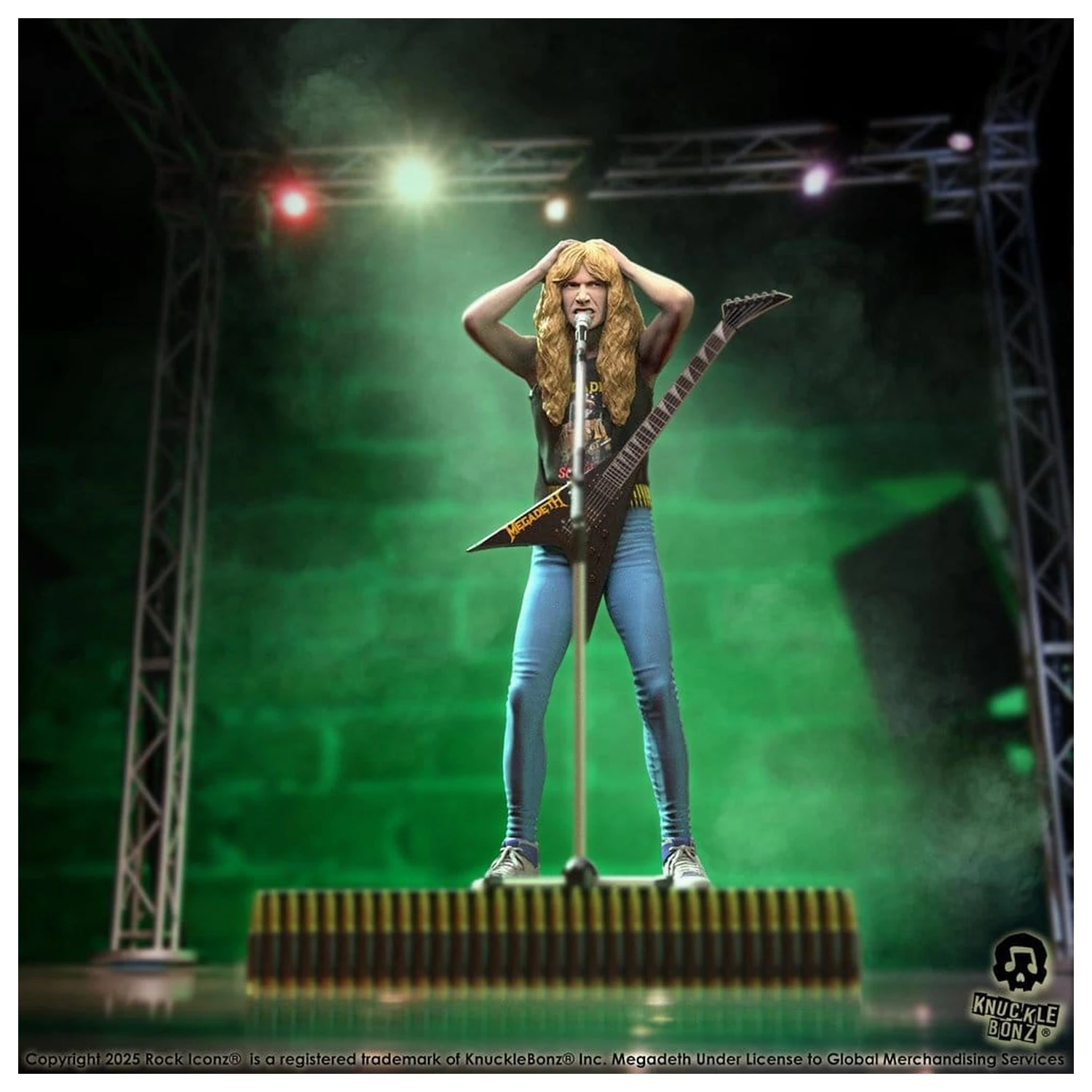 Megadeth Rock Iconz Statue Dave Mustaine II 22 cm Produktfoto