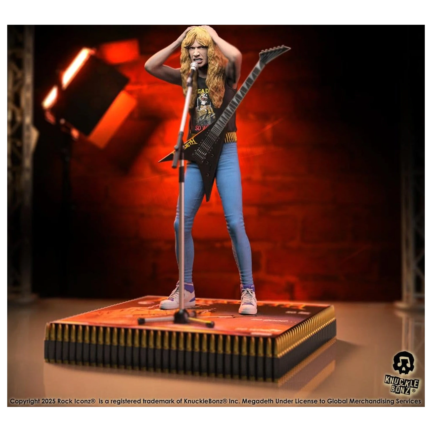 Megadeth Rock Iconz Statue Dave Mustaine II 22 cm Produktfoto