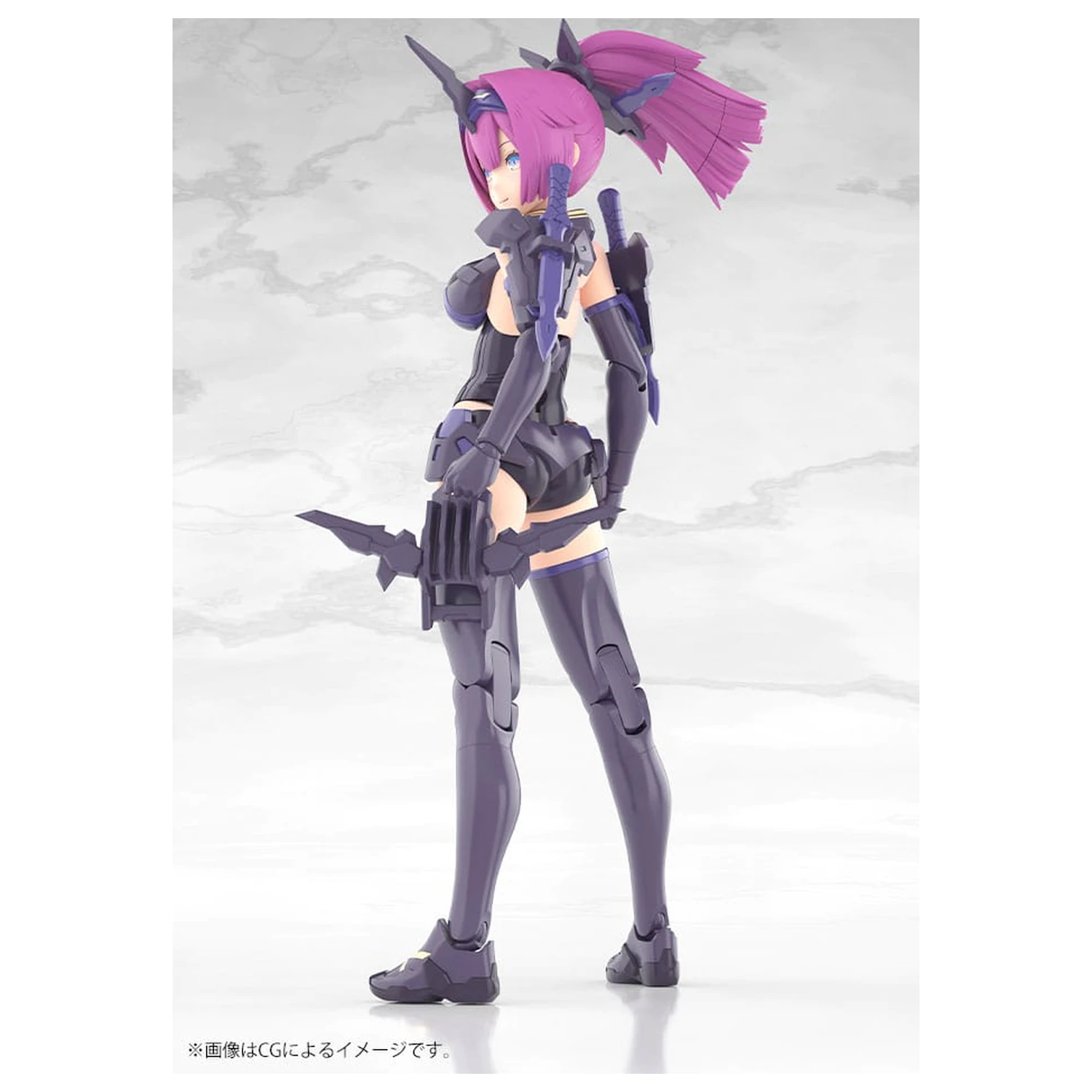 Megami Device Kunststoffmodellbausatz 1/1 Asra Archer Kizuna Shadow Edition Full Package 14 cm Produktfoto