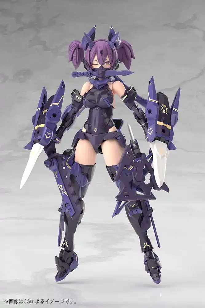 Megami Device Plastik Modell Bausatz 1/1 Asra Ninja Kaname Shadow Edition Full Package 14 cm Produktfoto