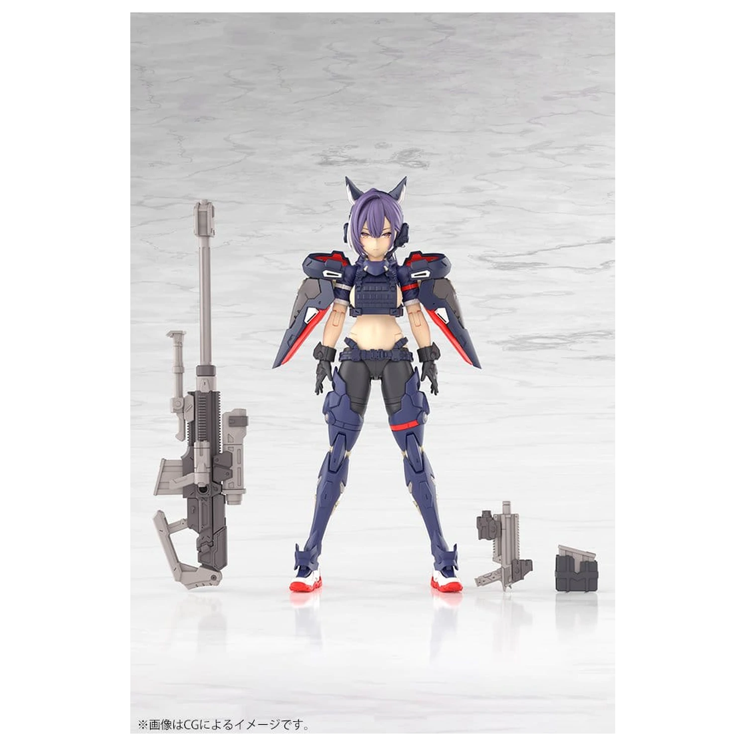 Megami Device Plastic Modellbausatz 1/1 Yggdrasis Skoll Sharpshooter 16 cm Produktfoto