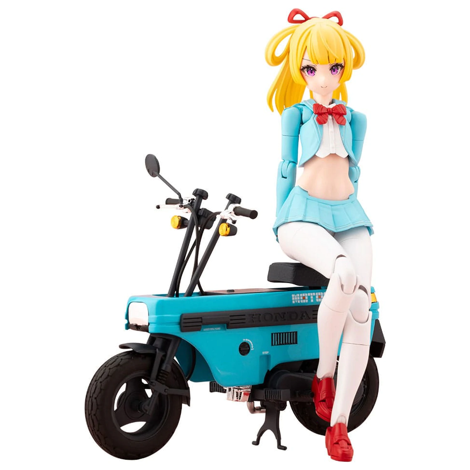 Megami Device Buster Doll Series Plastikmodellbausatz 1/1 Knight Alice mit Honda AB12 Motocompo 15 cm Produktfoto