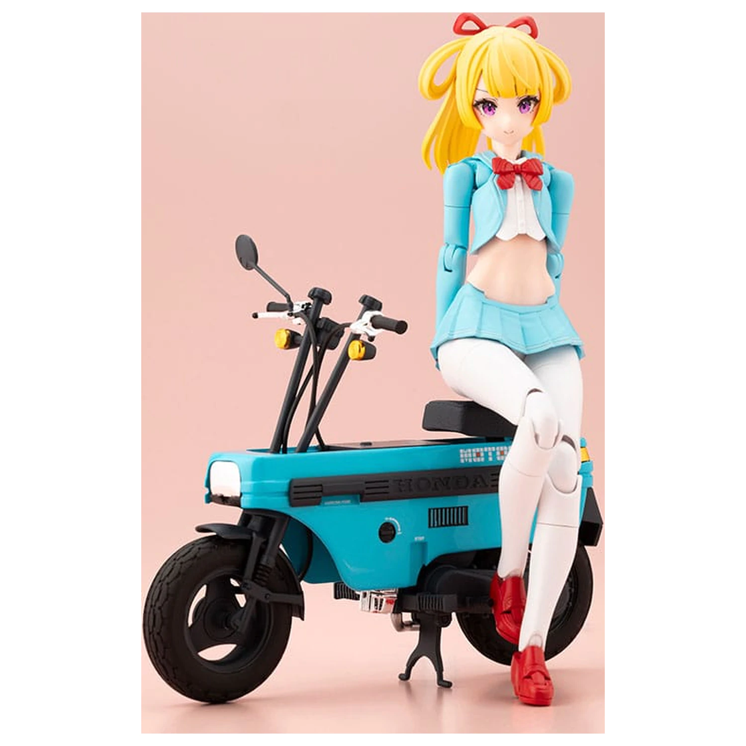 Megami Device Buster Doll Series Plastikmodellbausatz 1/1 Knight Alice mit Honda AB12 Motocompo 15 cm Produktfoto