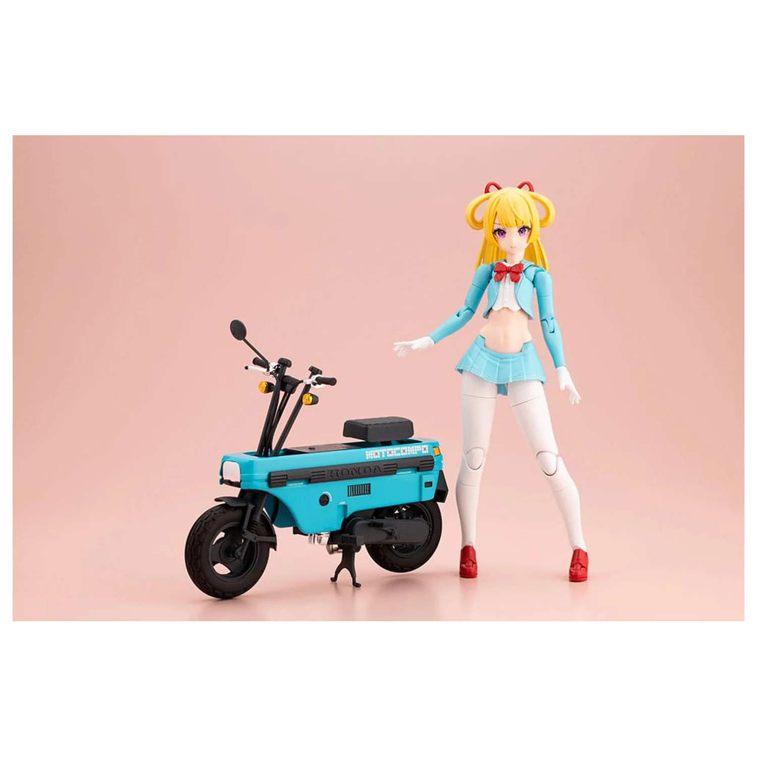 Megami Device Buster Doll Series Plastikmodellbausatz 1/1 Knight Alice mit Honda AB12 Motocompo 15 cm Produktfoto