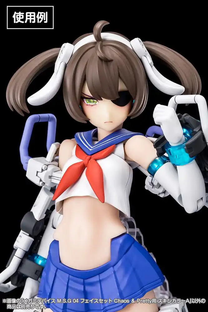 Megami Device M.S.G 04 Zubehör Set Face Chaos &amp; Pretty Skin Color A Produktfoto