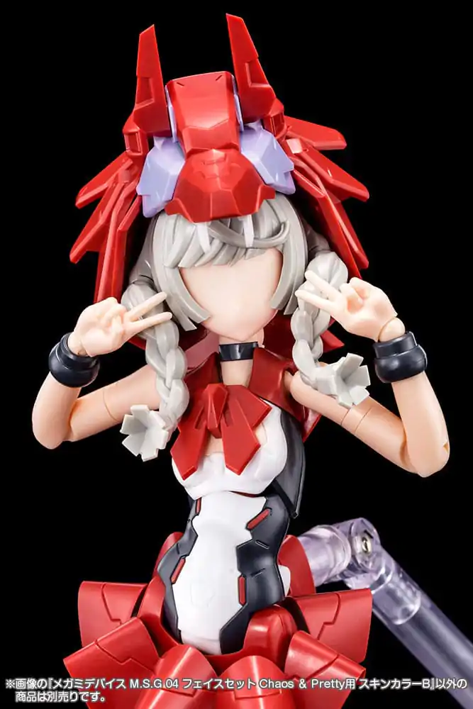 Megami Device M.S.G 04 Zubehör Set Face Chaos &amp; Pretty Skin Color B Produktfoto