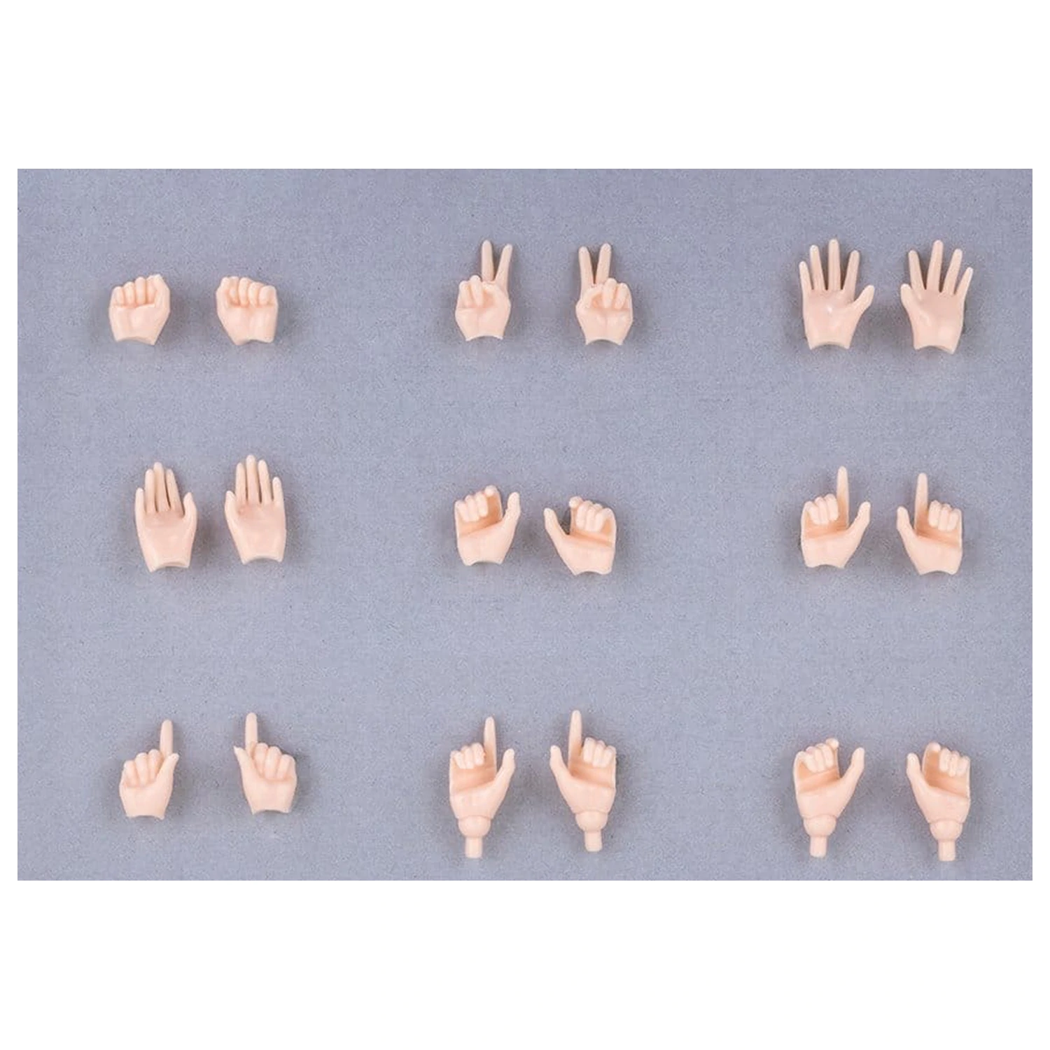 Megami Device M.S.G 09 Zubehör Set 1/1 Hand Set Hautfarbe B Produktfoto