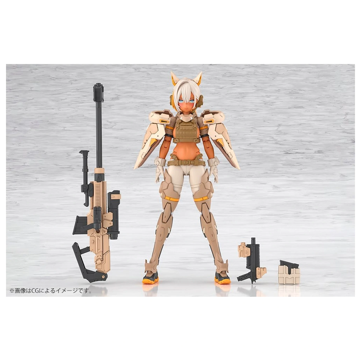 Megami Device Plastic Modell 1/1 Yggdrasis Skoll Sharpshooter Tempest 16 cm Produktfoto