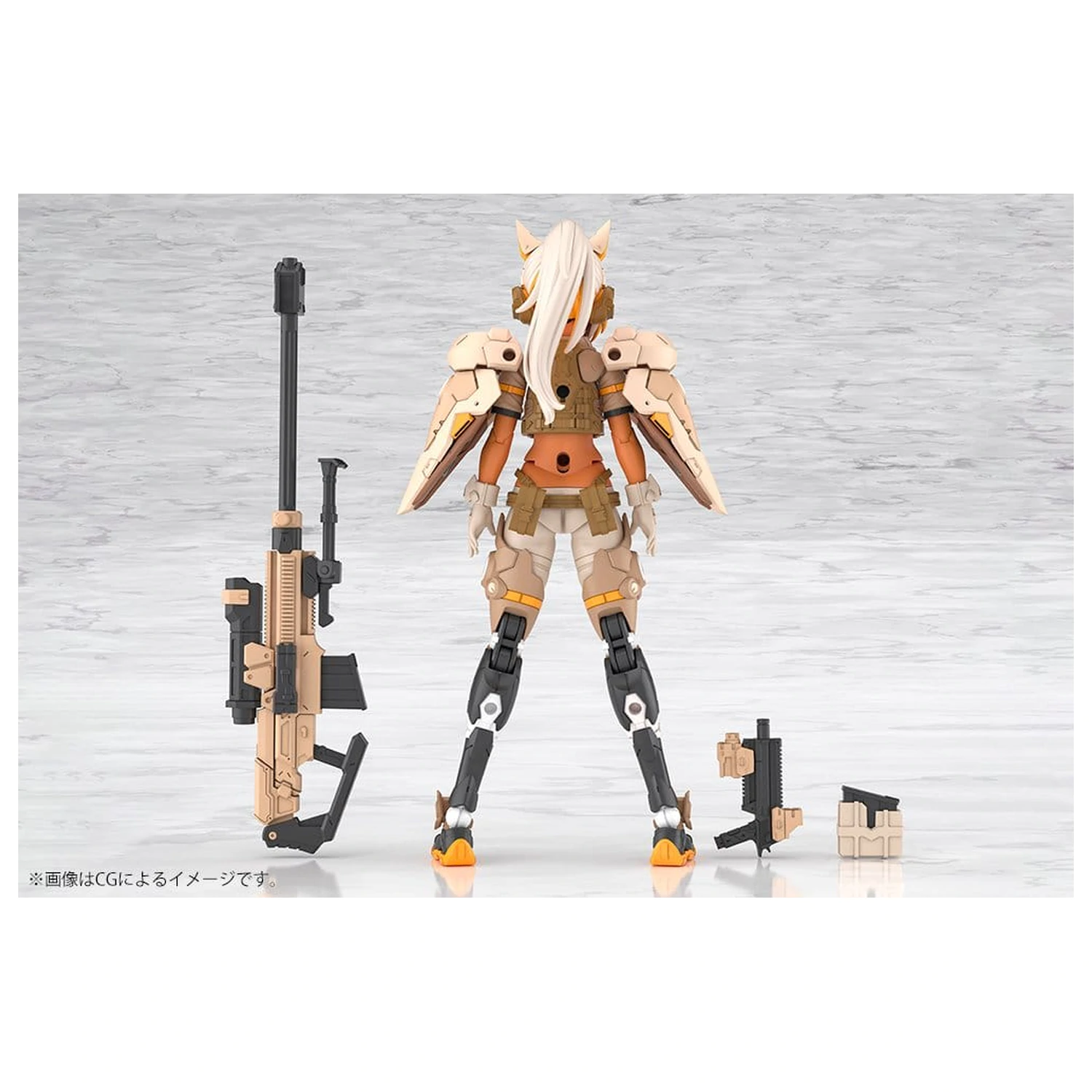 Megami Device Plastic Modell 1/1 Yggdrasis Skoll Sharpshooter Tempest 16 cm Produktfoto