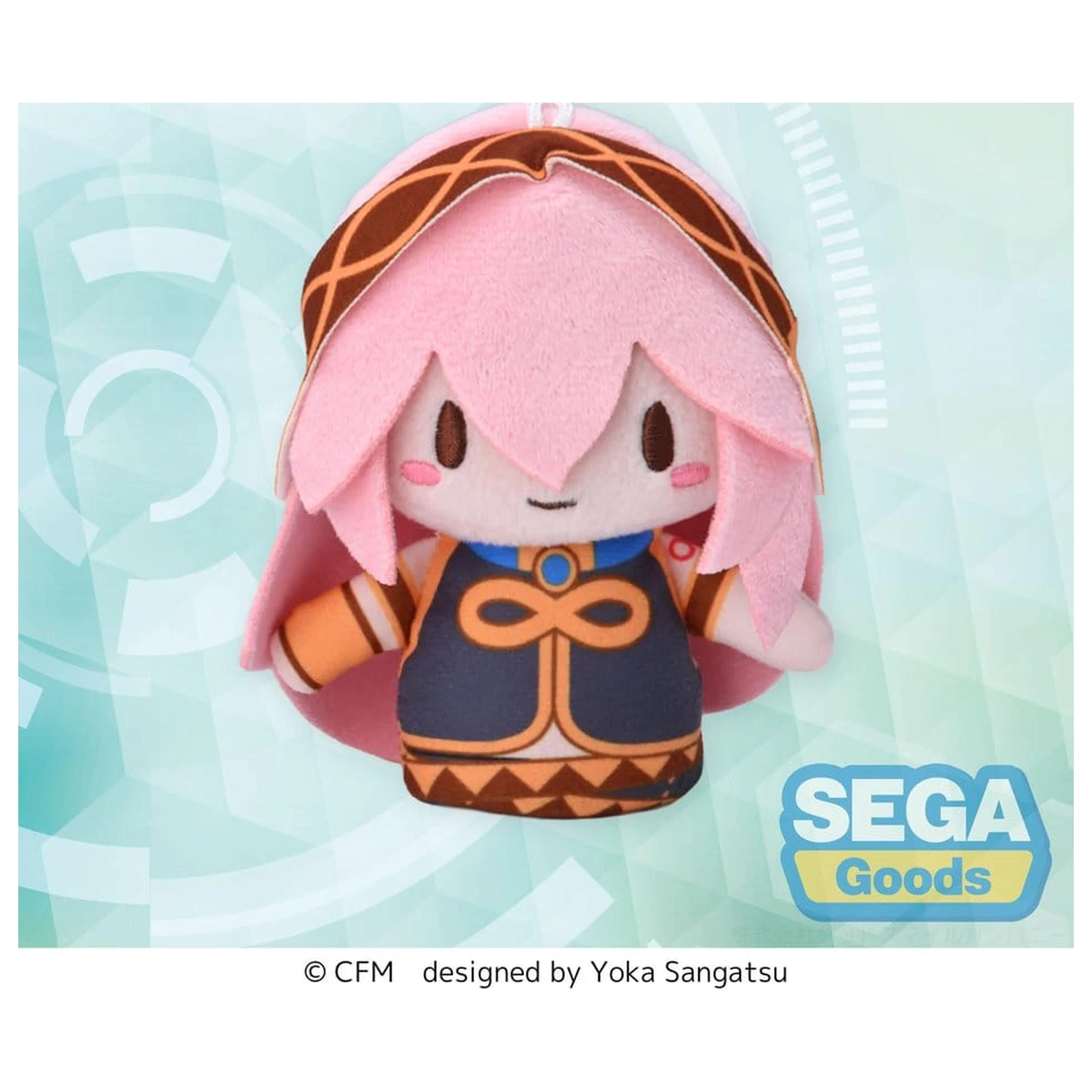 Megurine Luka Fuwa Petit Plüschfigur Fingermaskottchen 10 cm Produktfoto