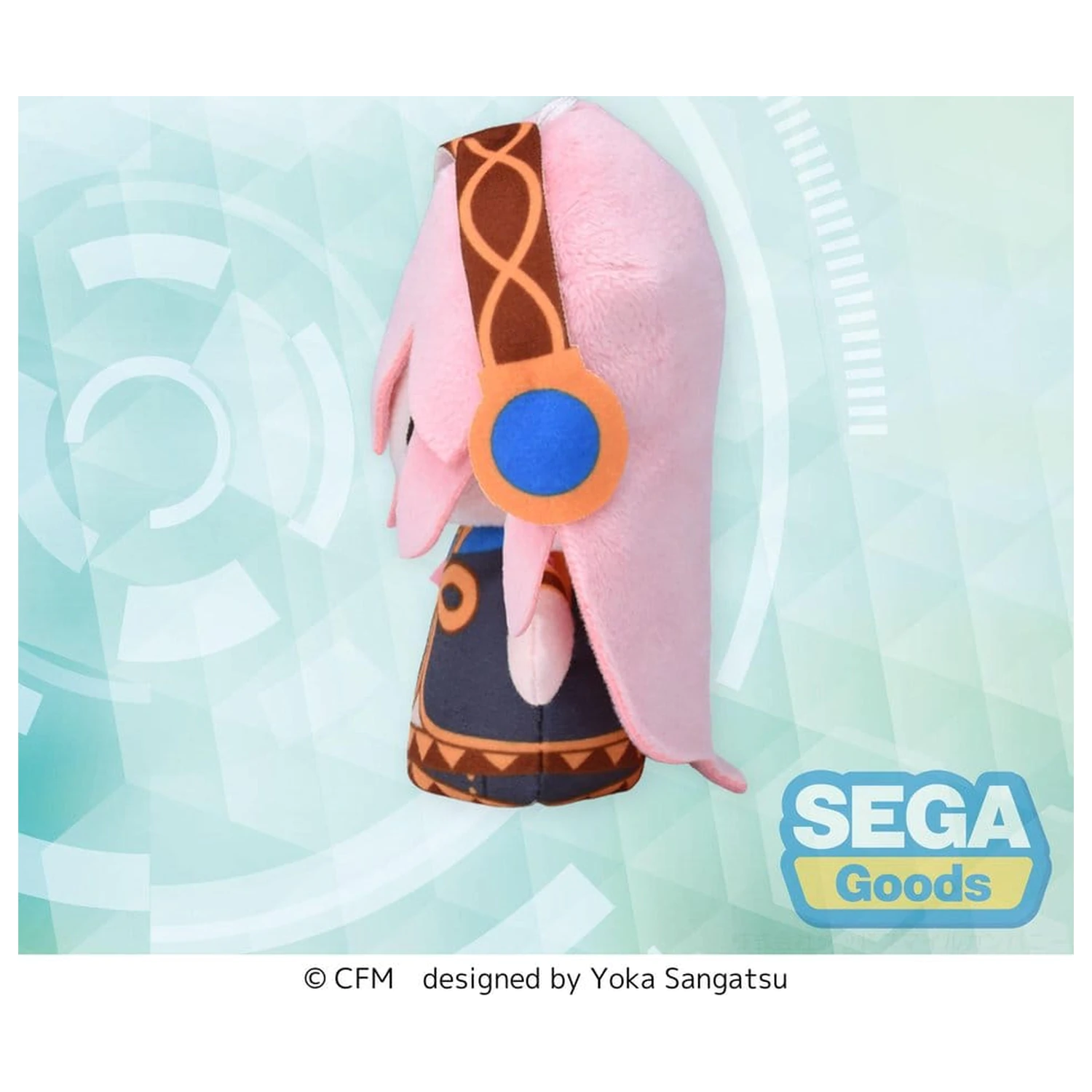 Megurine Luka Fuwa Petit Plüschfigur Fingermaskottchen 10 cm Produktfoto