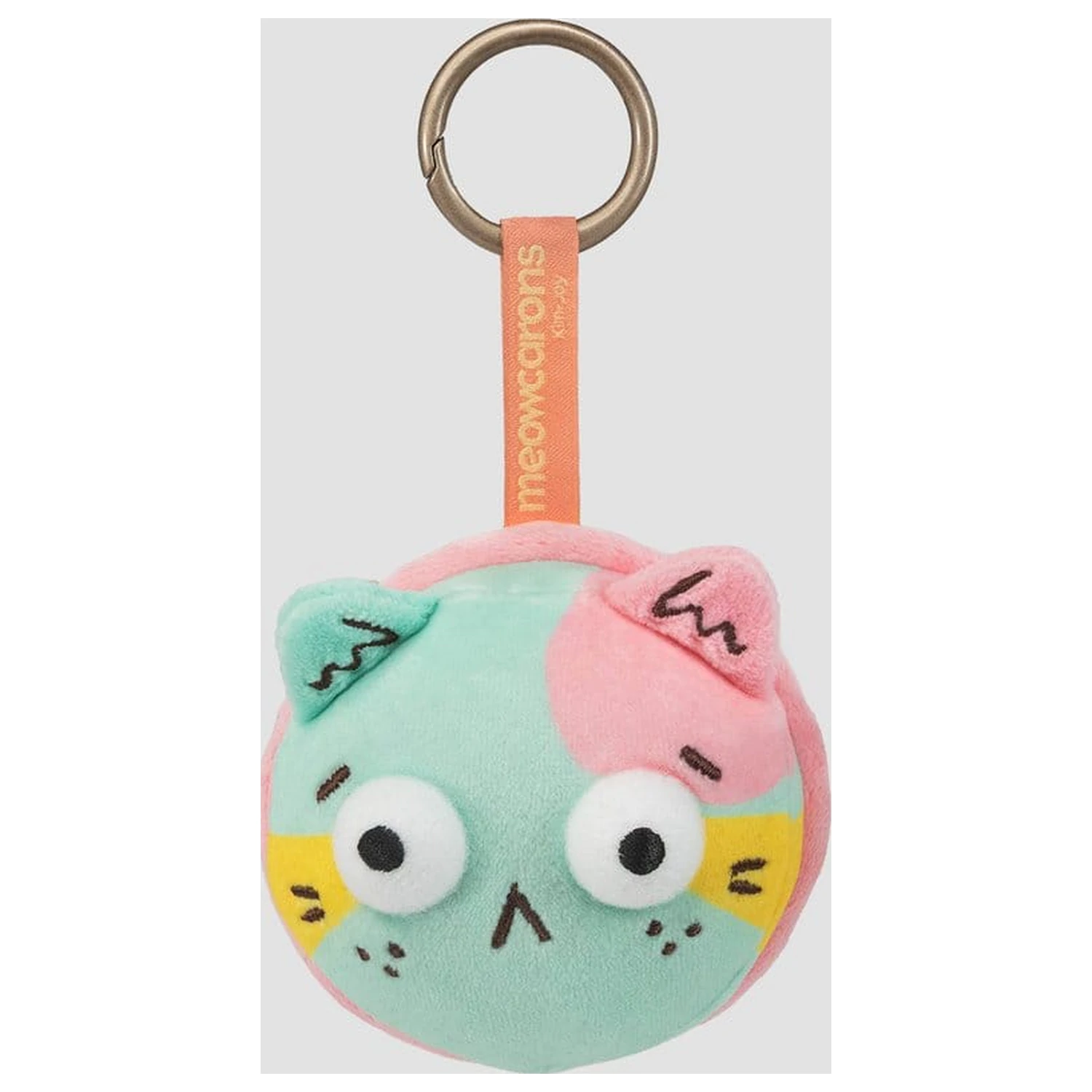 Meowcaron Plüsch Taschenanhänger Scared 7 cm Produktfoto