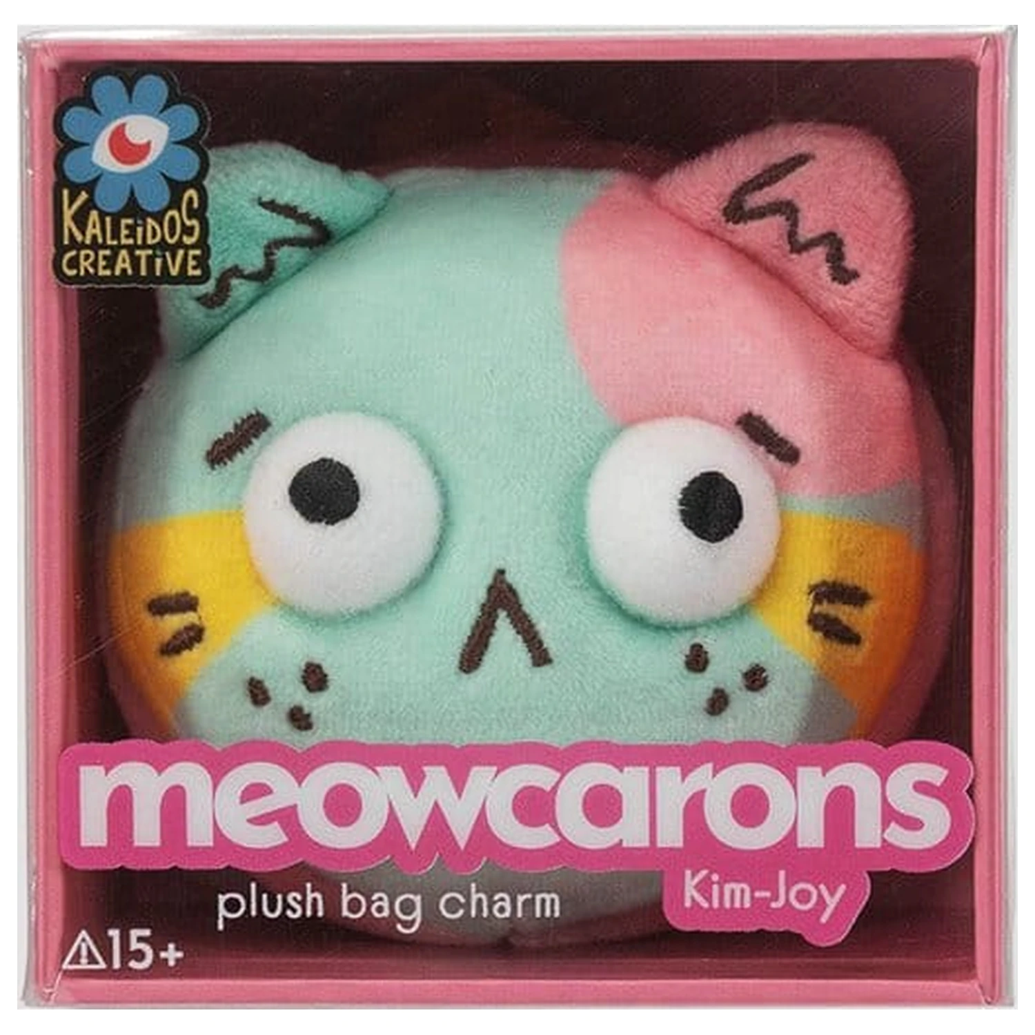Meowcaron Plüsch Taschenanhänger Scared 7 cm Produktfoto